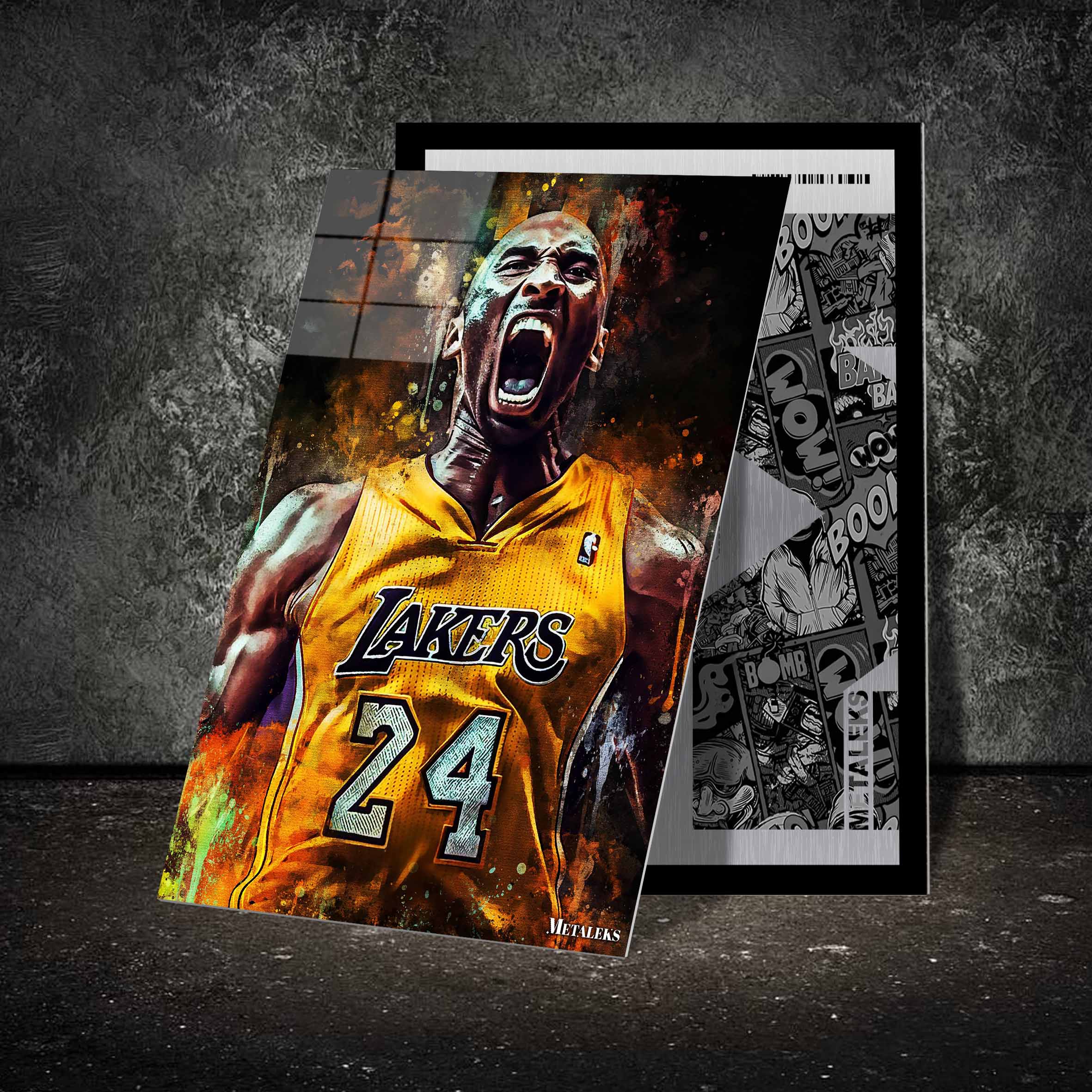 basketball kobe bryant watercolor