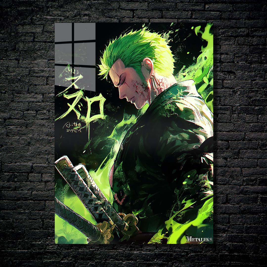 AE019 Roronoa Zoro Neon ~ One Piece