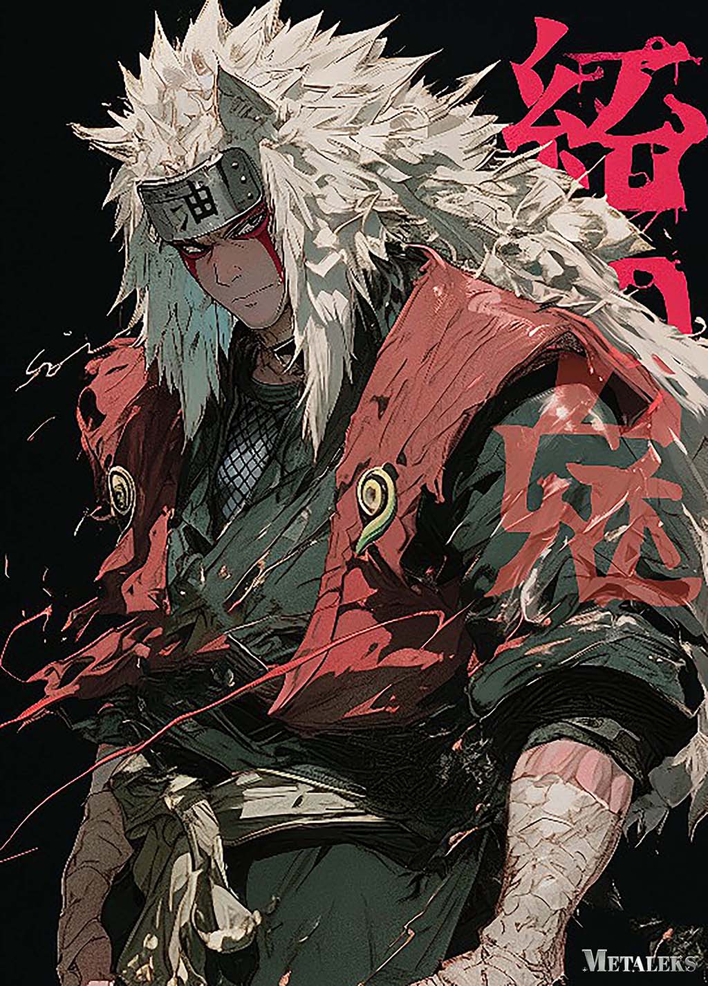 AE028 Jiraiya ~ Anime Naruto