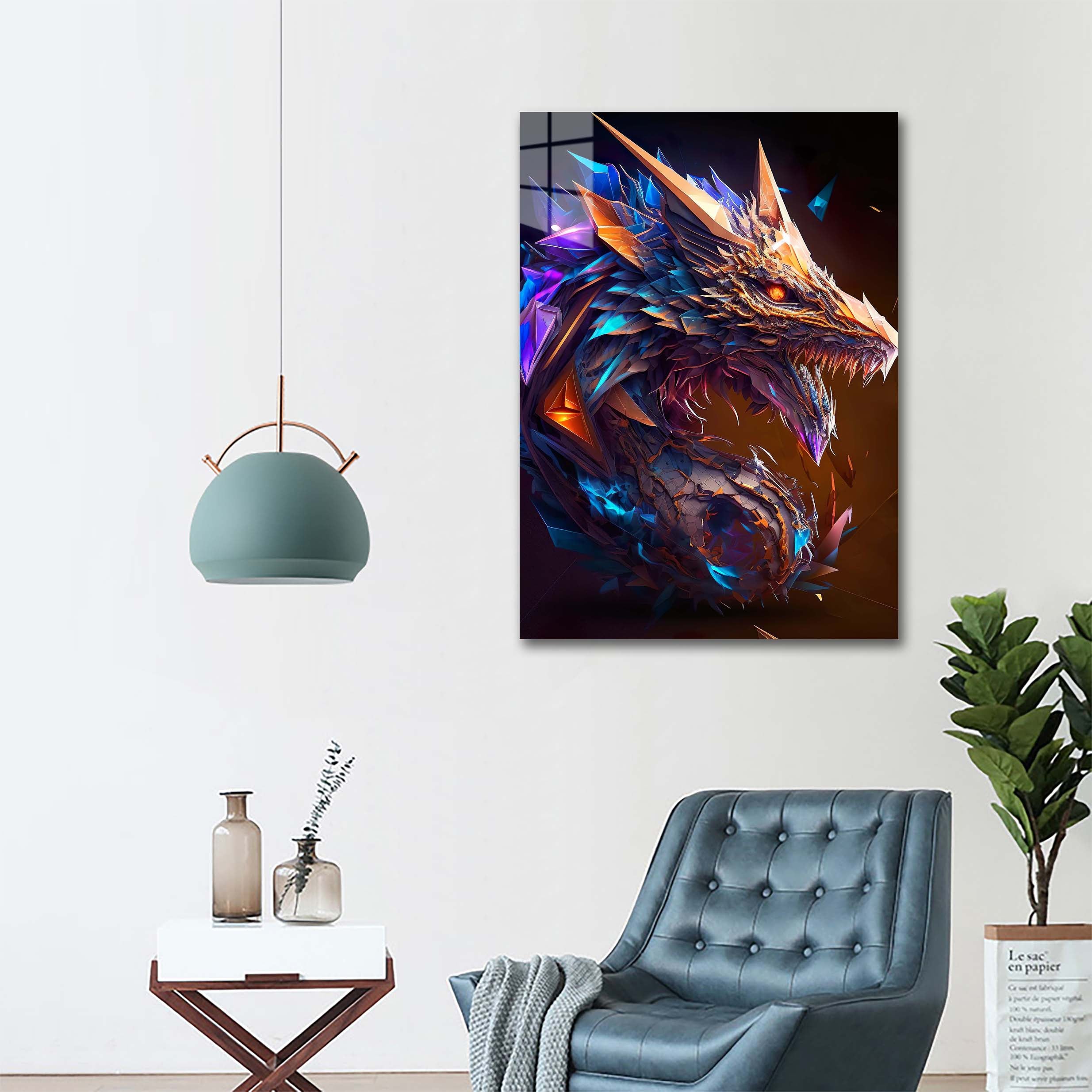 Abstract Dragon Head