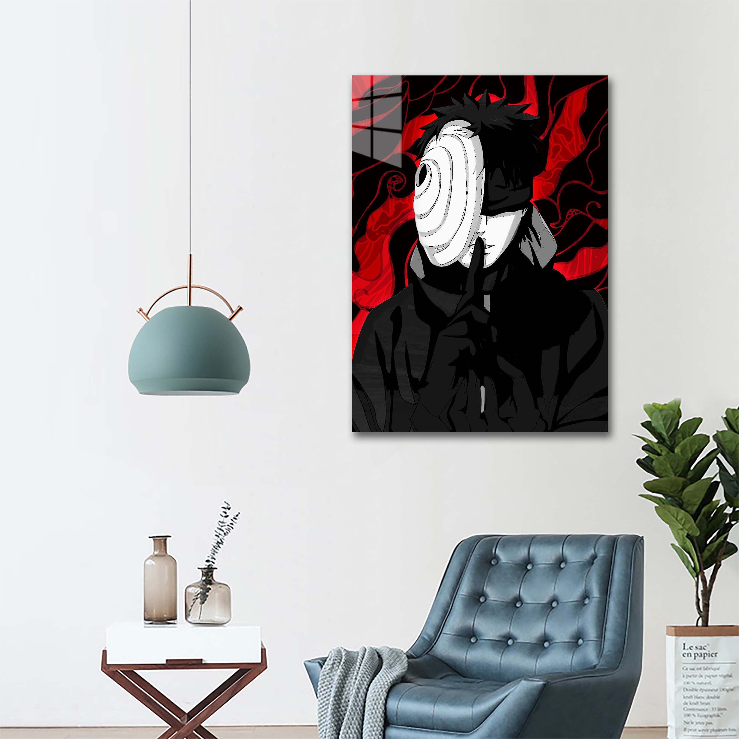 Akatsuki Obito Uchiha Red Theme