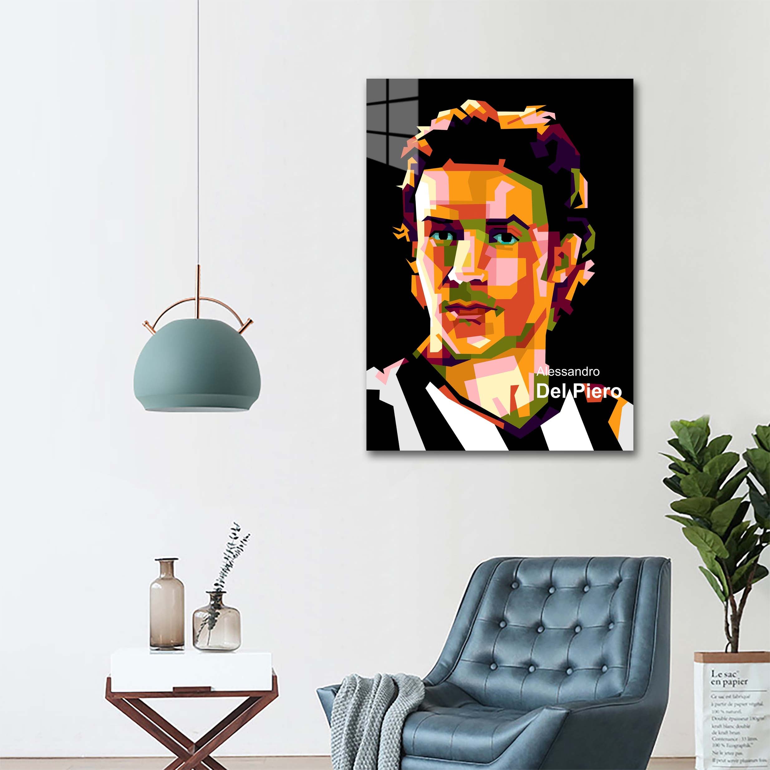 Alessandro del Piero in wpap amazing pop art