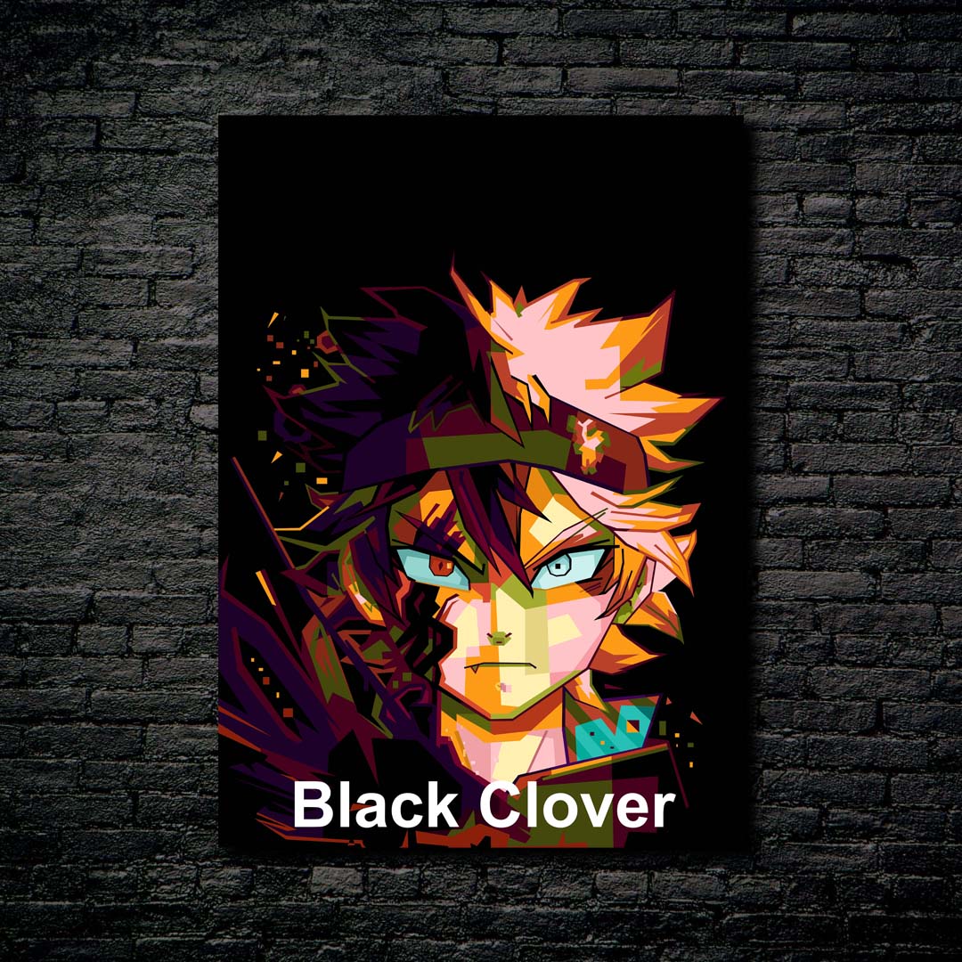 Anime Black clover in wpap art