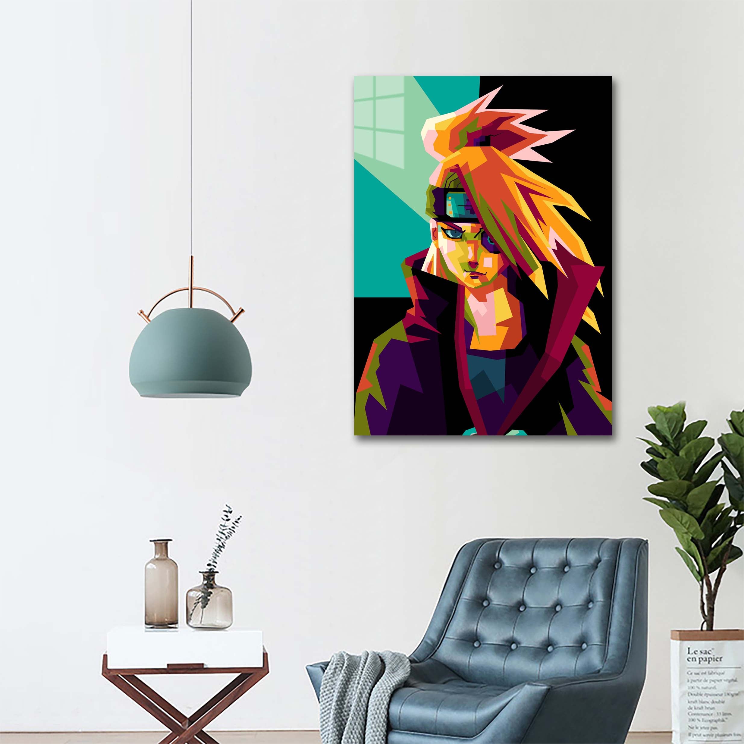 Anime Naruto Deidara in pop art trending