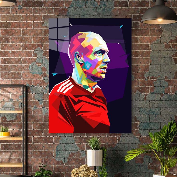 Arjen Robben wpap pop art style