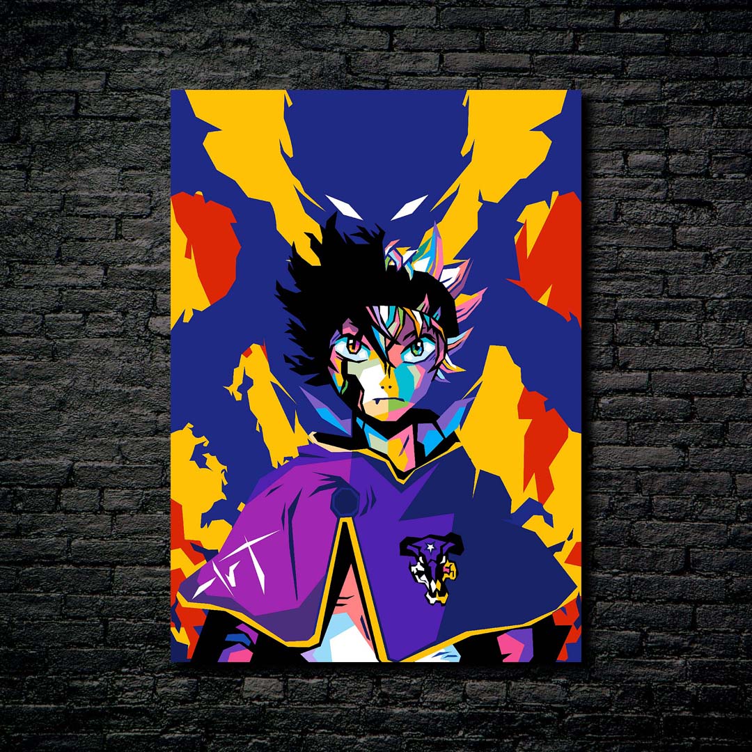 Asta Black Clover in WPAP Style