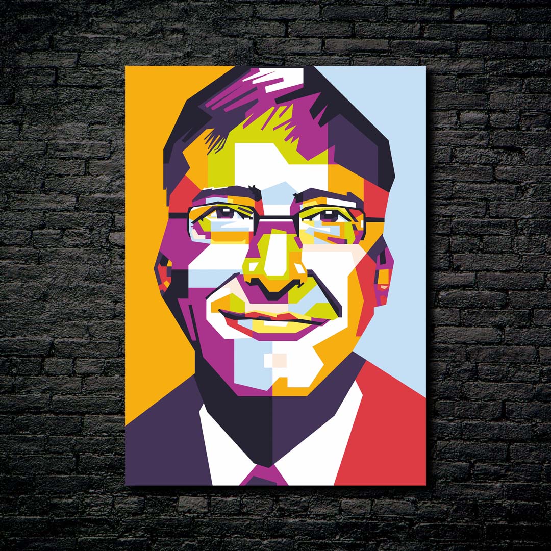 Bill Gates Pop Art