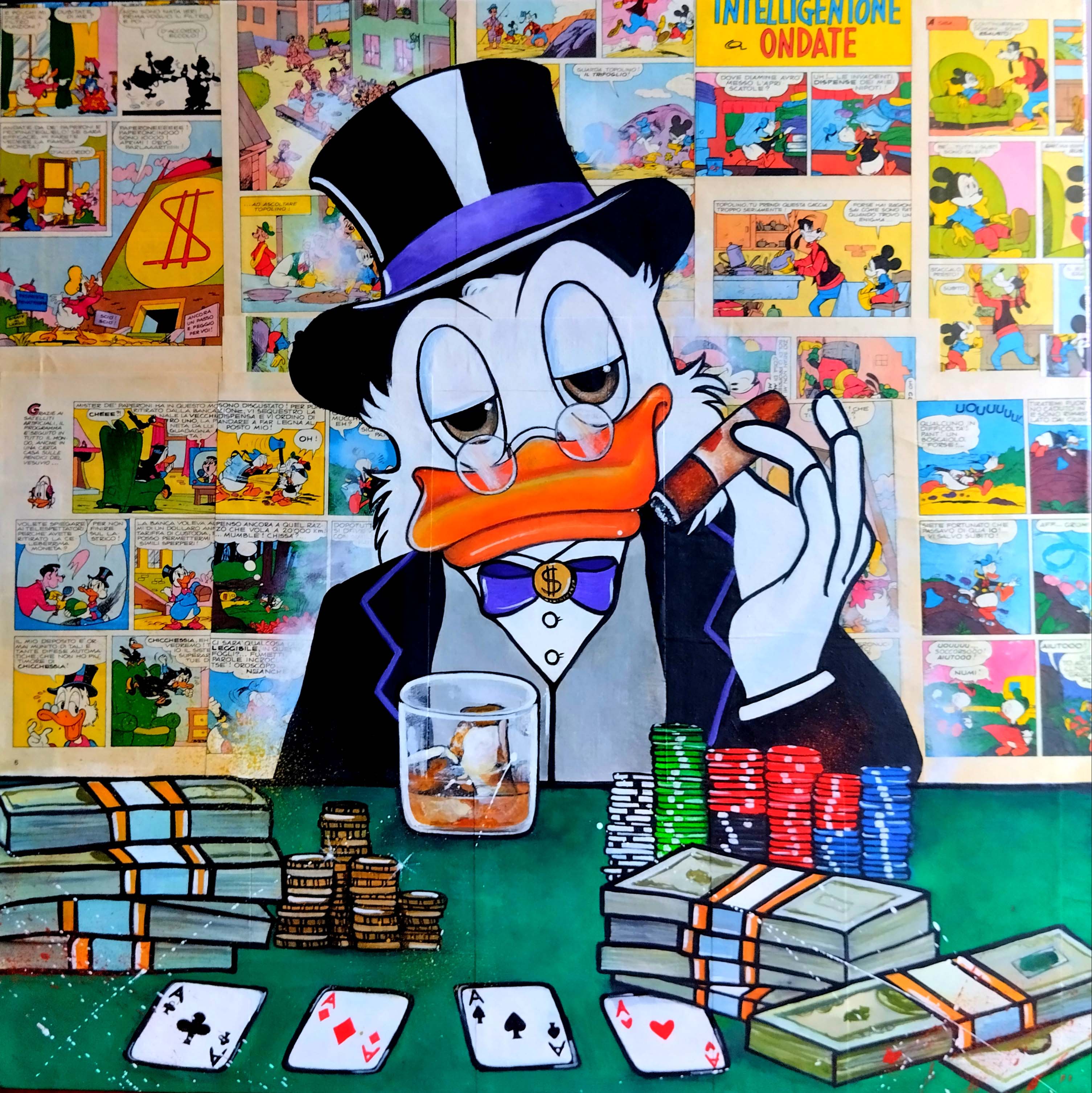 Bo$$y Duck- ARTWORK BY katysart.artist