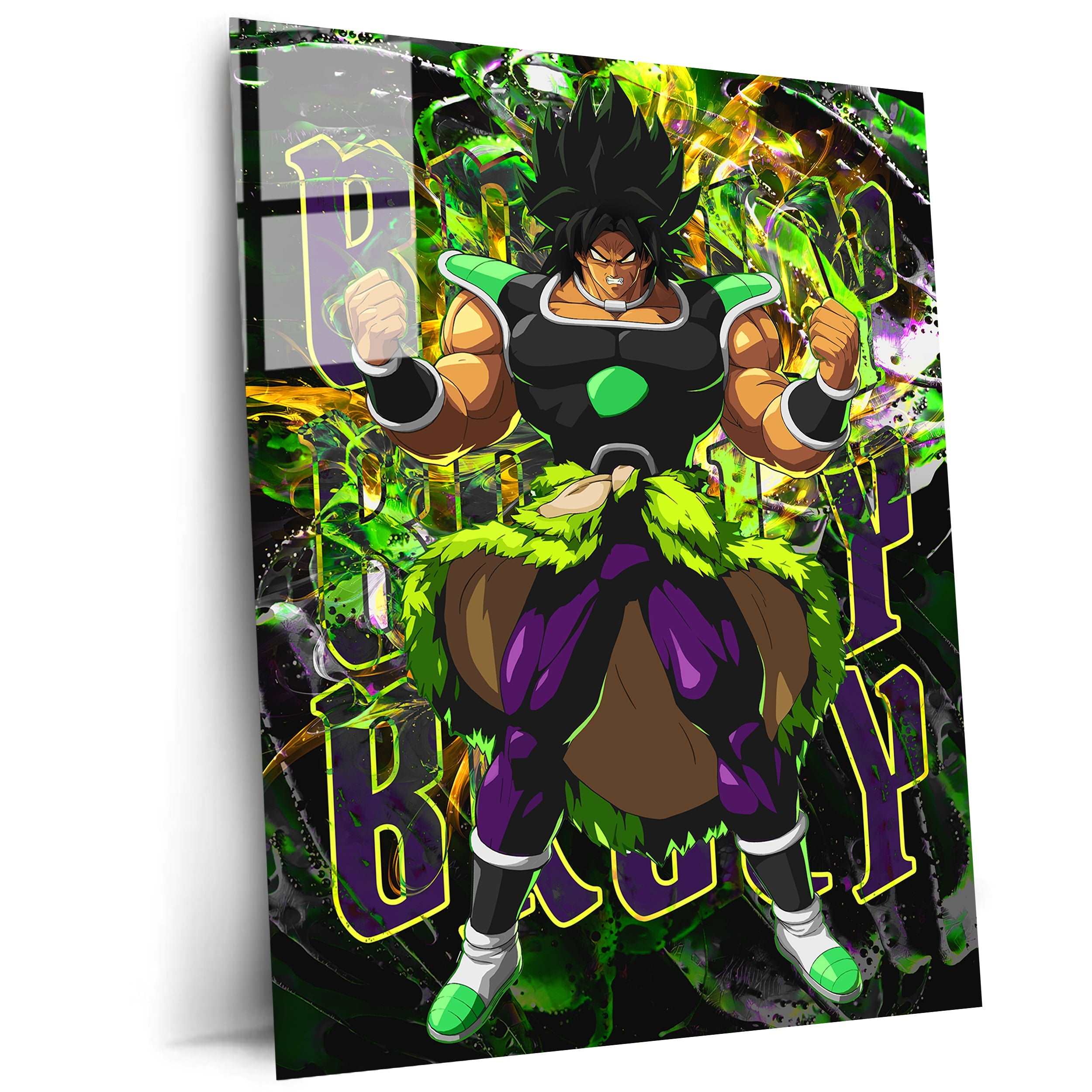 Broly legendary warrior brutalism-Artwork by @SyanArt