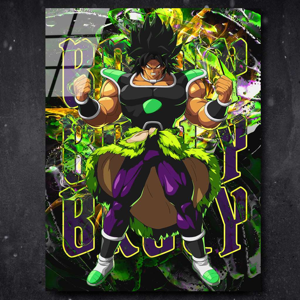 Broly legendary warrior brutalism-Artwork by @SyanArt