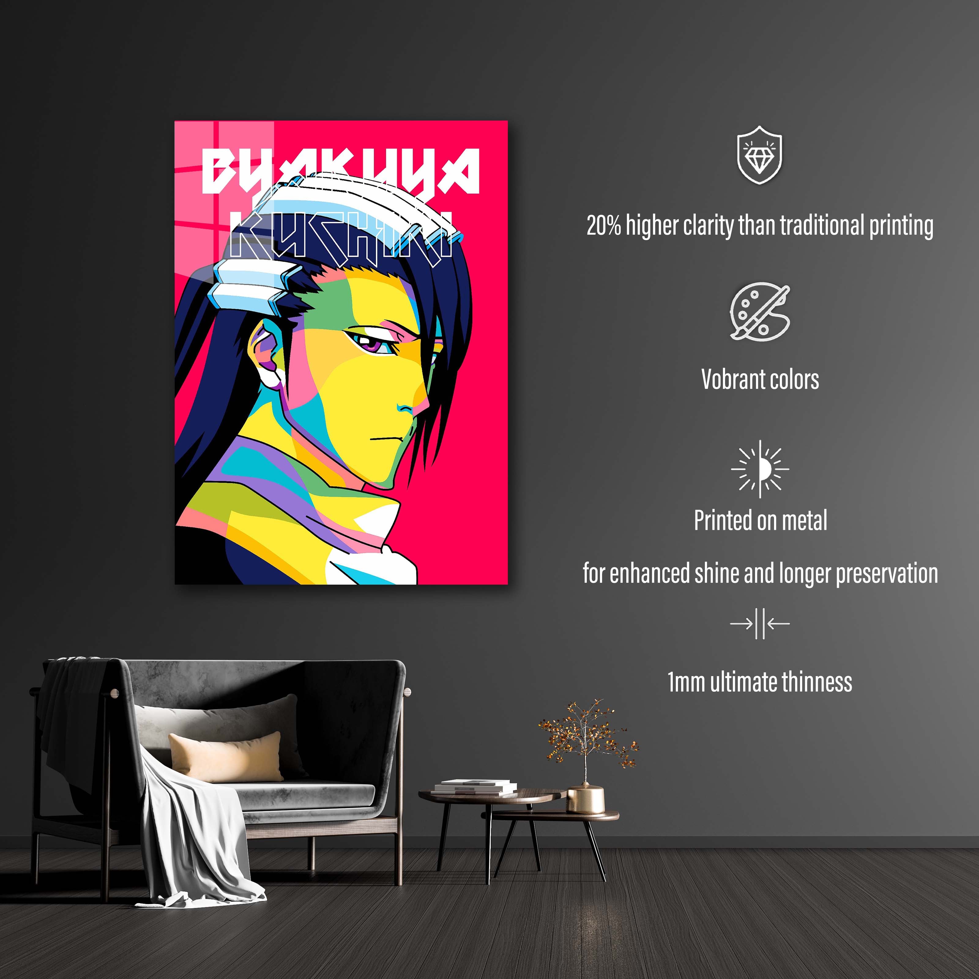 Byakuya Kuchiki in WPAP