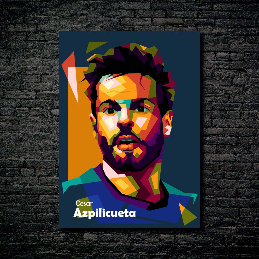 Cesar Azpilicueta in amazing wpap art