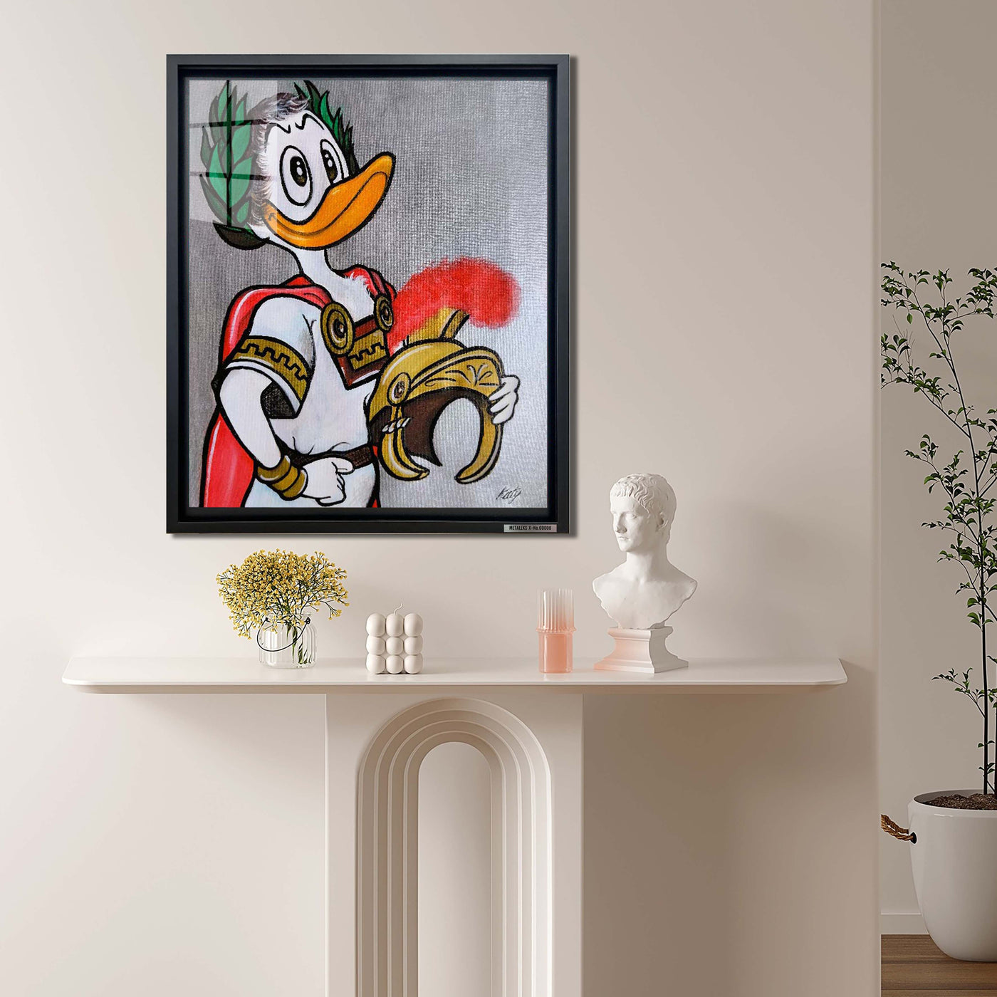 لوحة فنية بعنوان Cesare Donald Duck - بواسطة katysart.artist