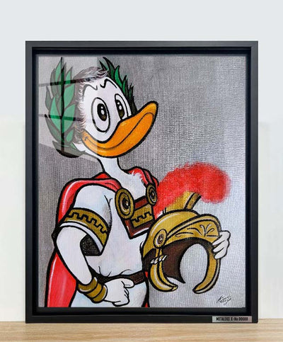 لوحة فنية بعنوان Cesare Donald Duck - بواسطة katysart.artist