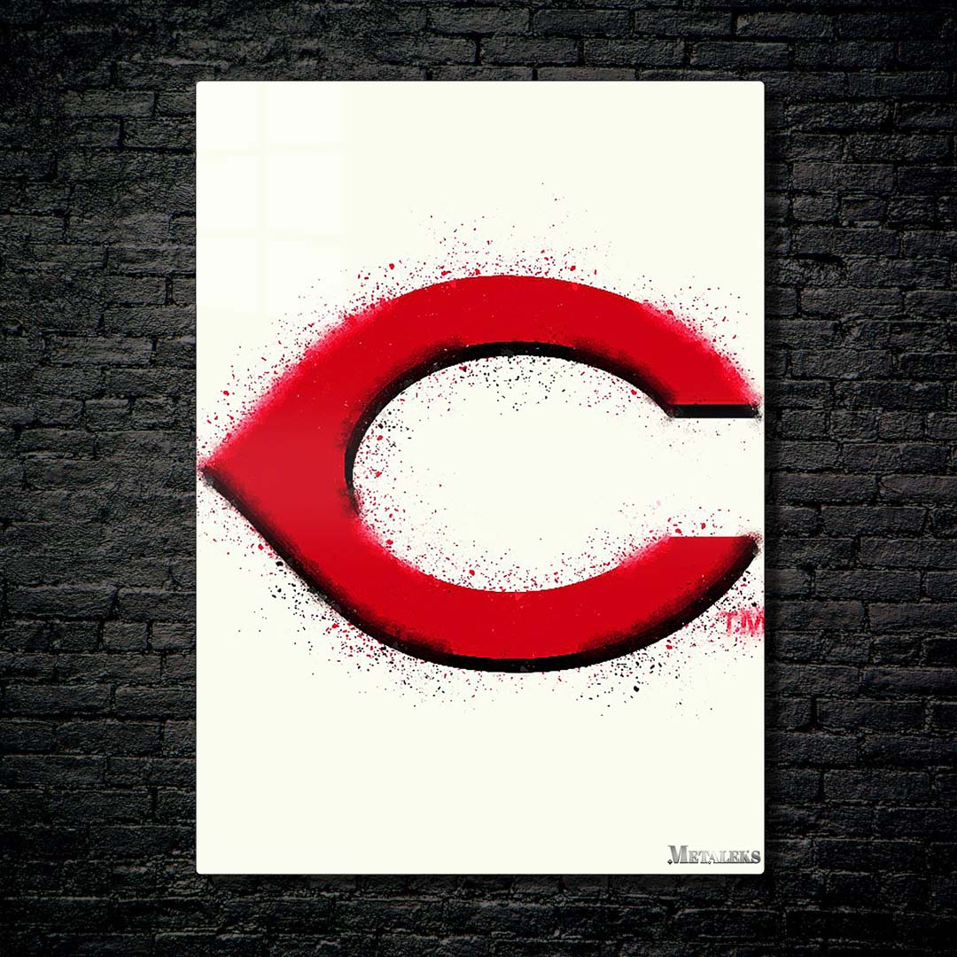 Cincinnati Reds Watercolor