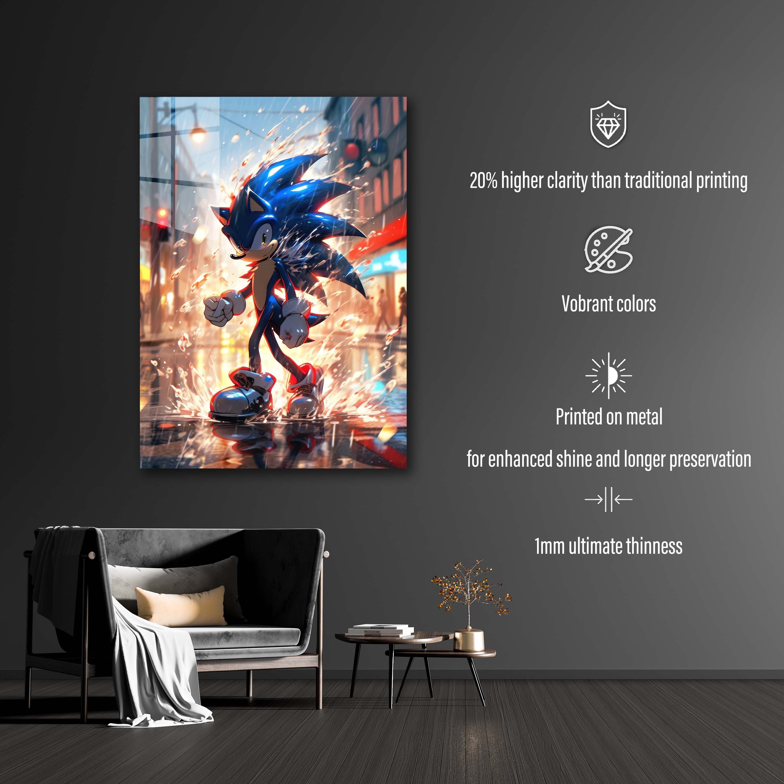 Cinematic Sonic Wallpaper by @visinaire.ai