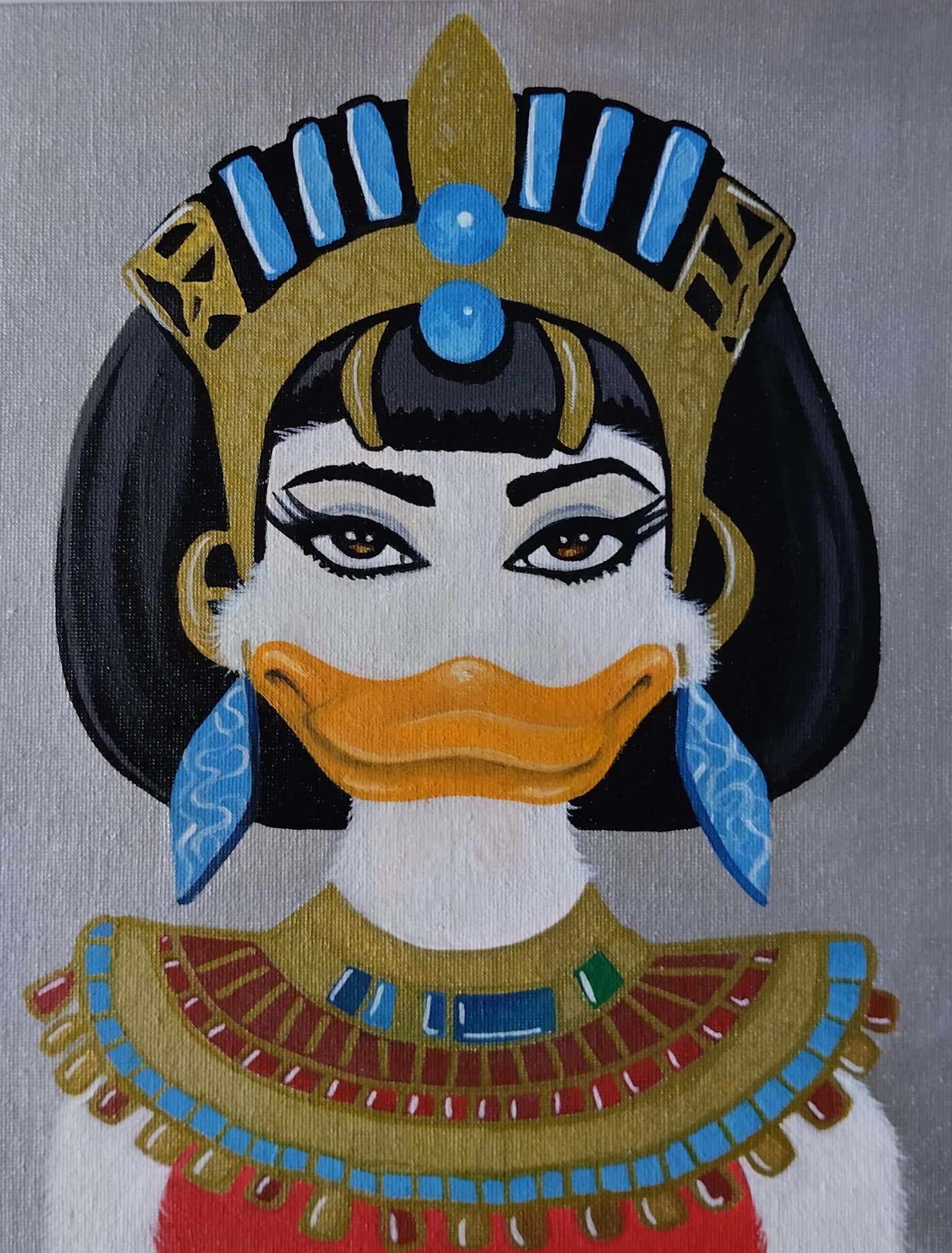 Cleopatra Daisy Duck- ARTWORK BY katysart.artist