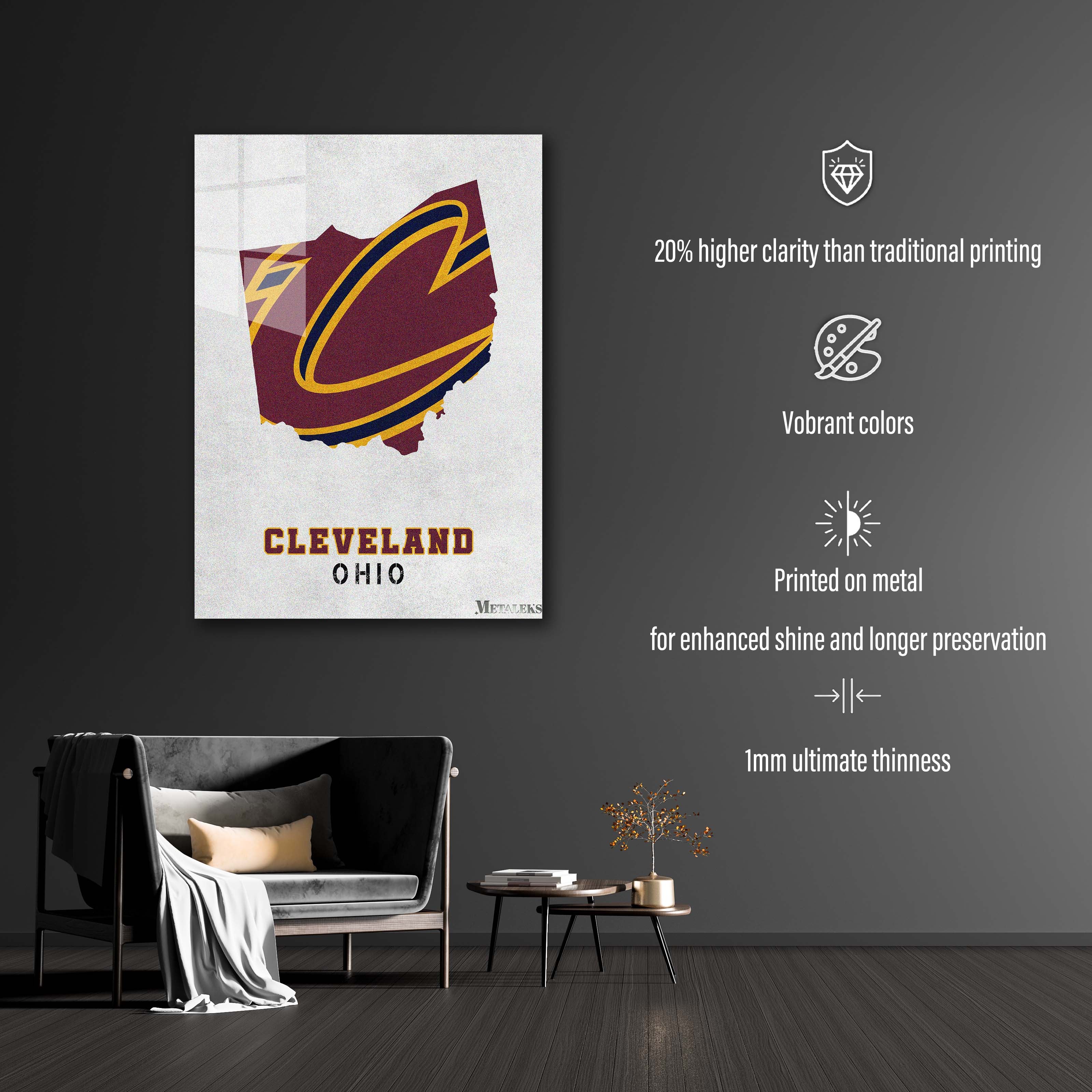 Cleveland Cavaliers Cleveland Ohio State Map