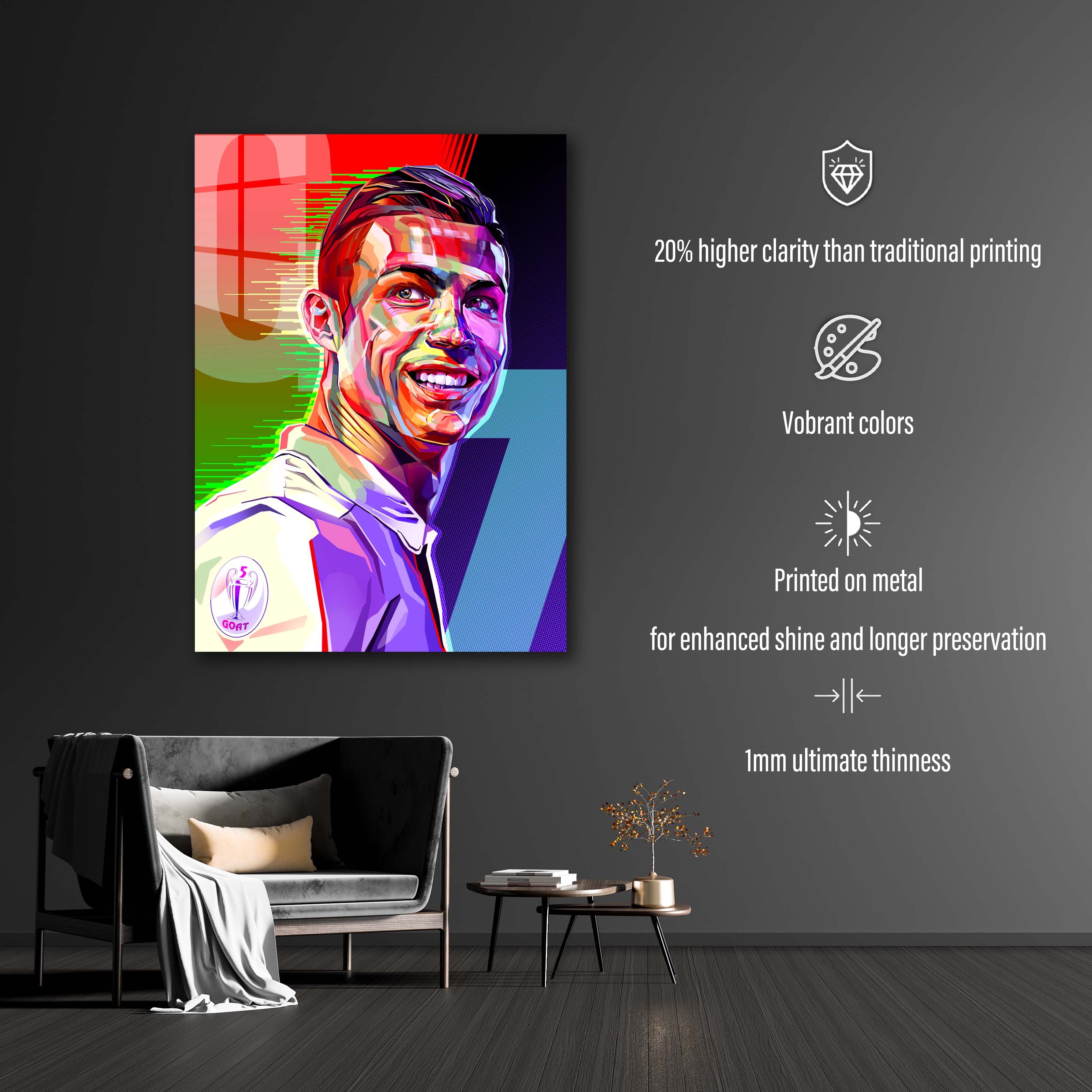 Cristiano Ronaldo Pop Art