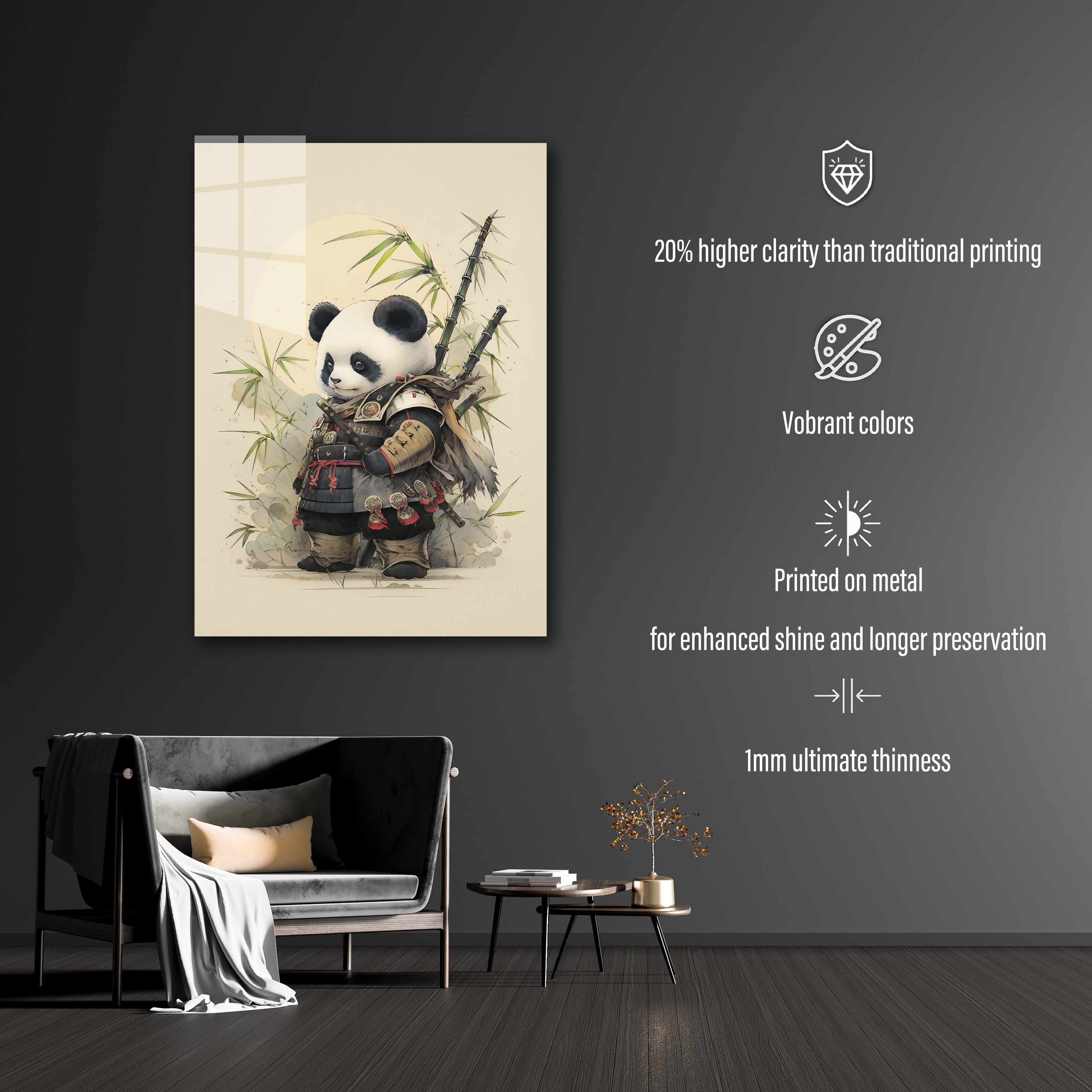 Cute Panda Samurai