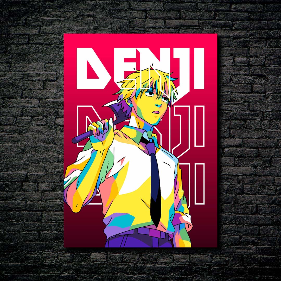 Denji in WPAP Pop Art