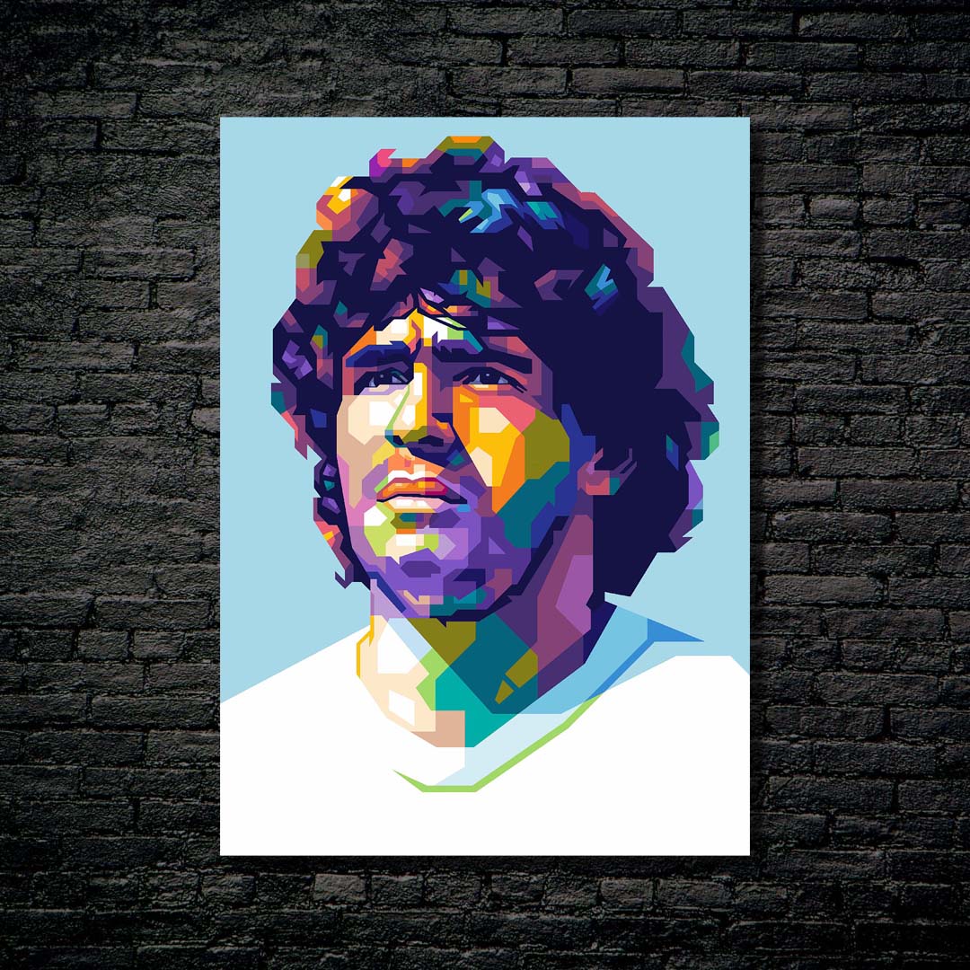 Diego Maradona Popart