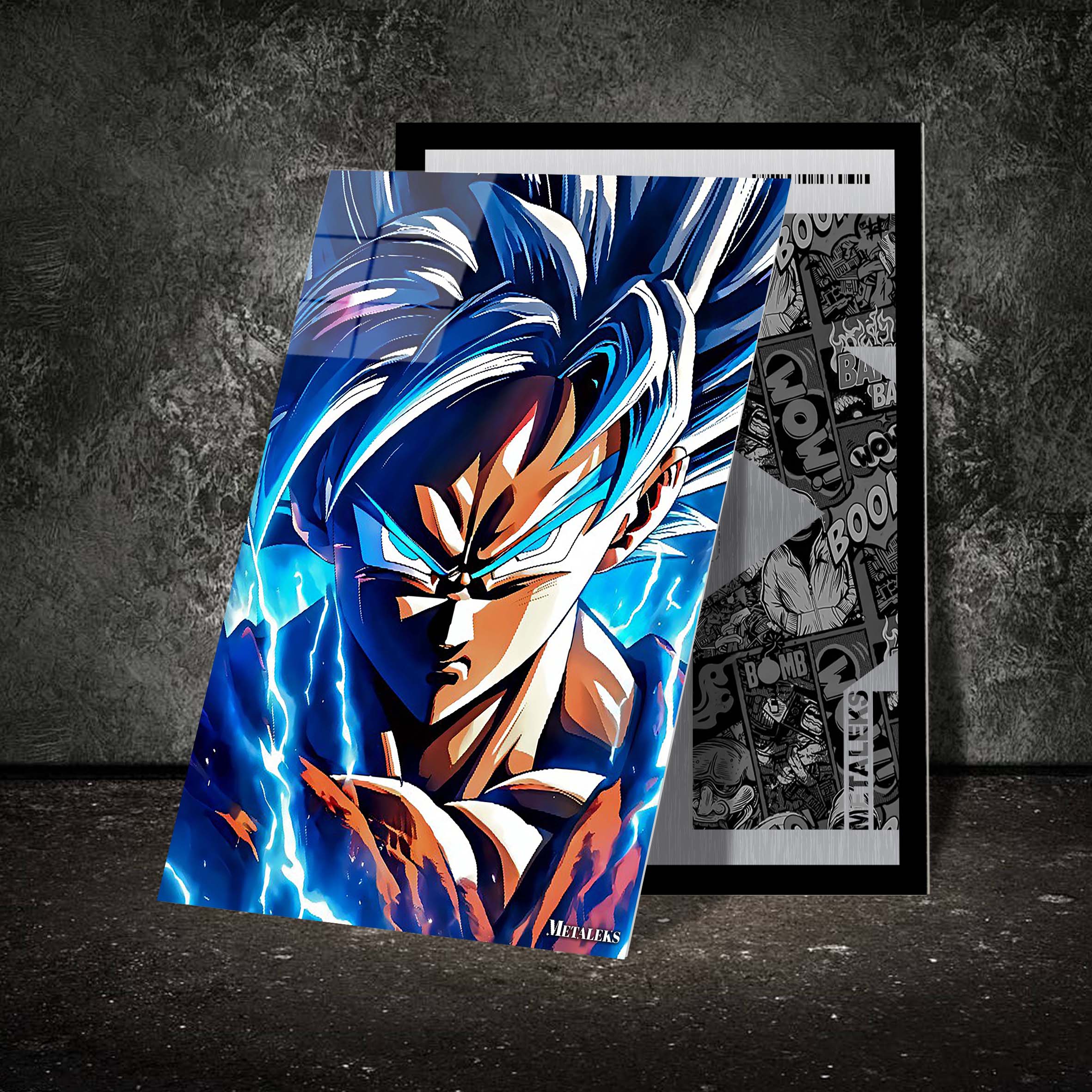 Dragon ball songoku sayan blue