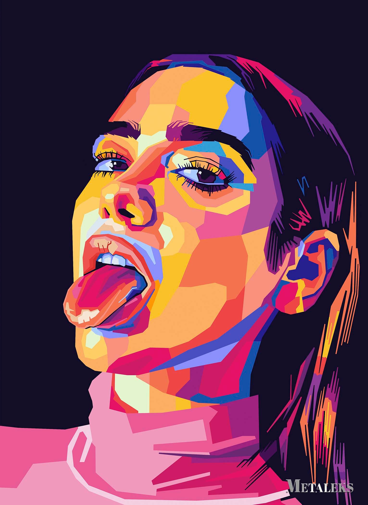 Dua Lipa pop art