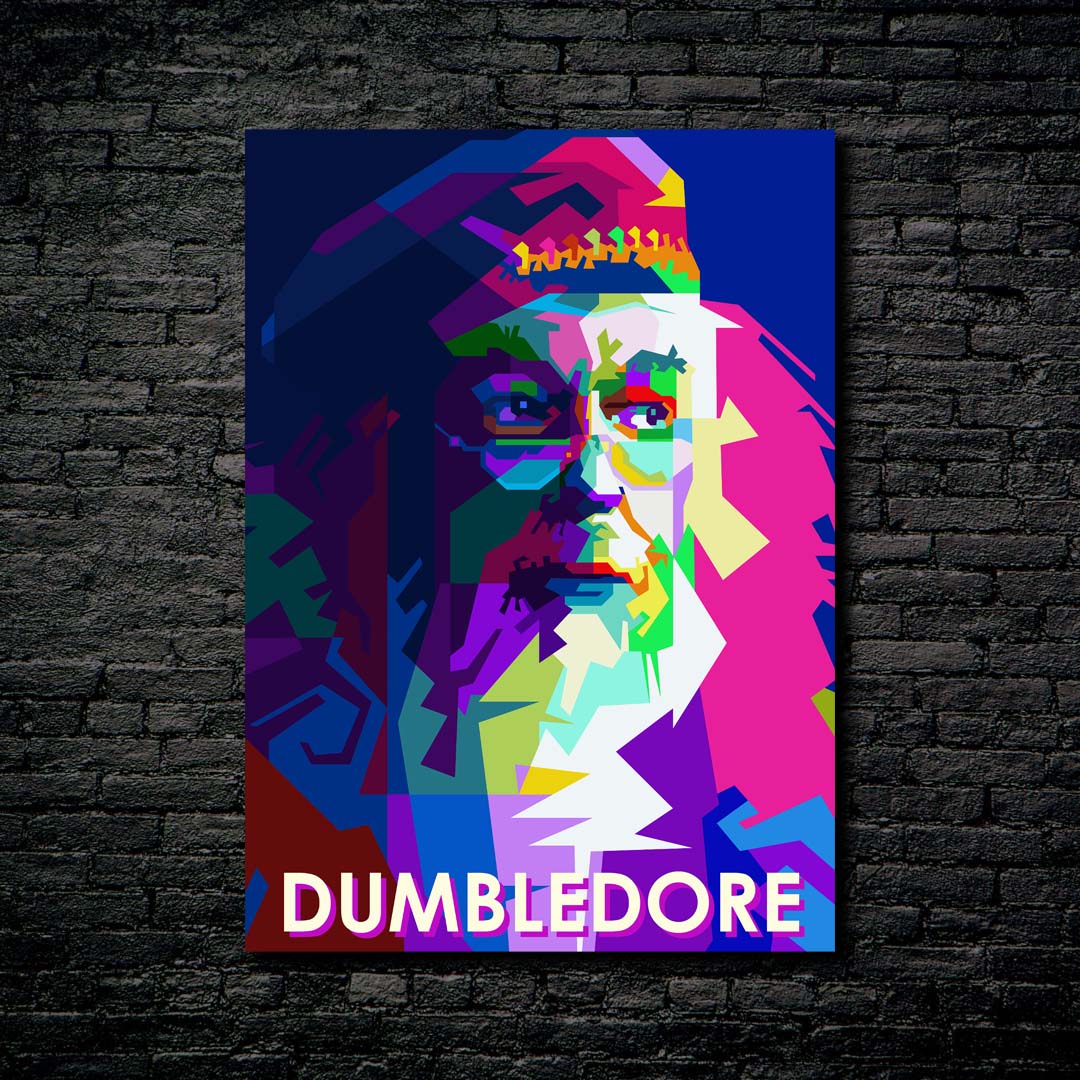 Dumbledore Fiction Cinema Pop Art WPAP