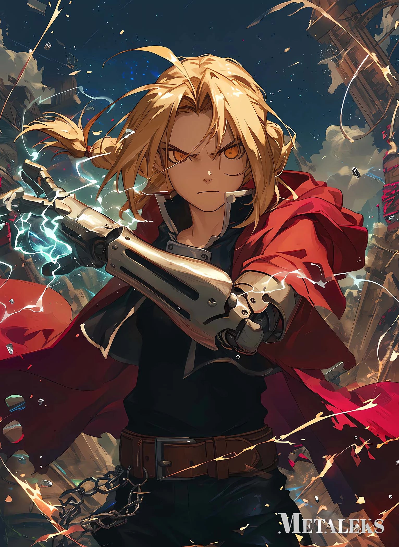 Edward Elric Fullmetal Alchemist Anime