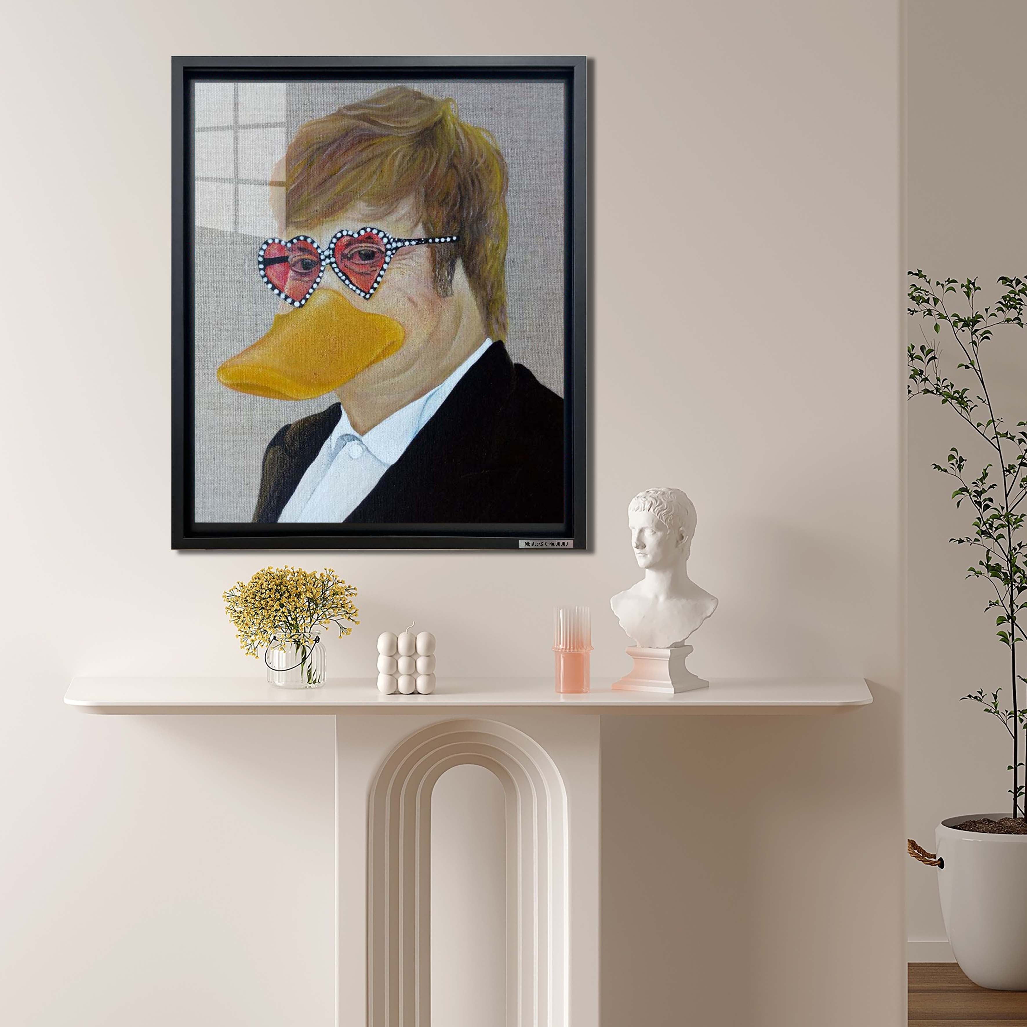 Elton John Donald Duck- ARTWORK BY katysart.artist