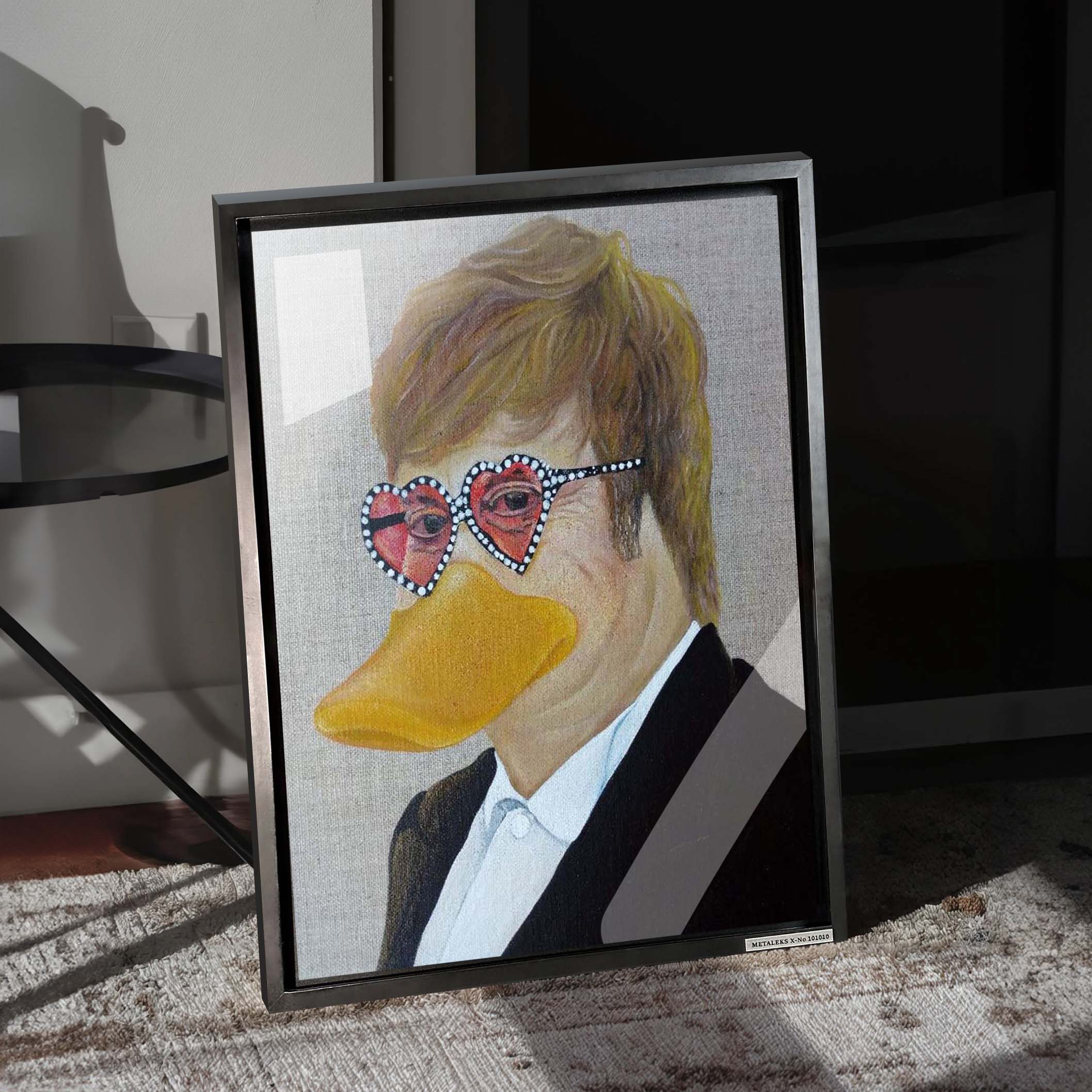 Elton John Donald Duck- ARTWORK BY katysart.artist