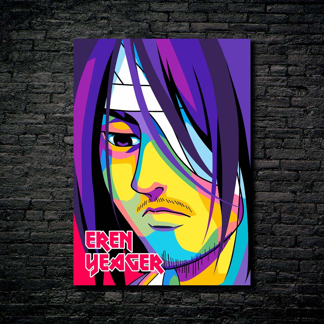 Eren Yeager in WPAP Pop Art