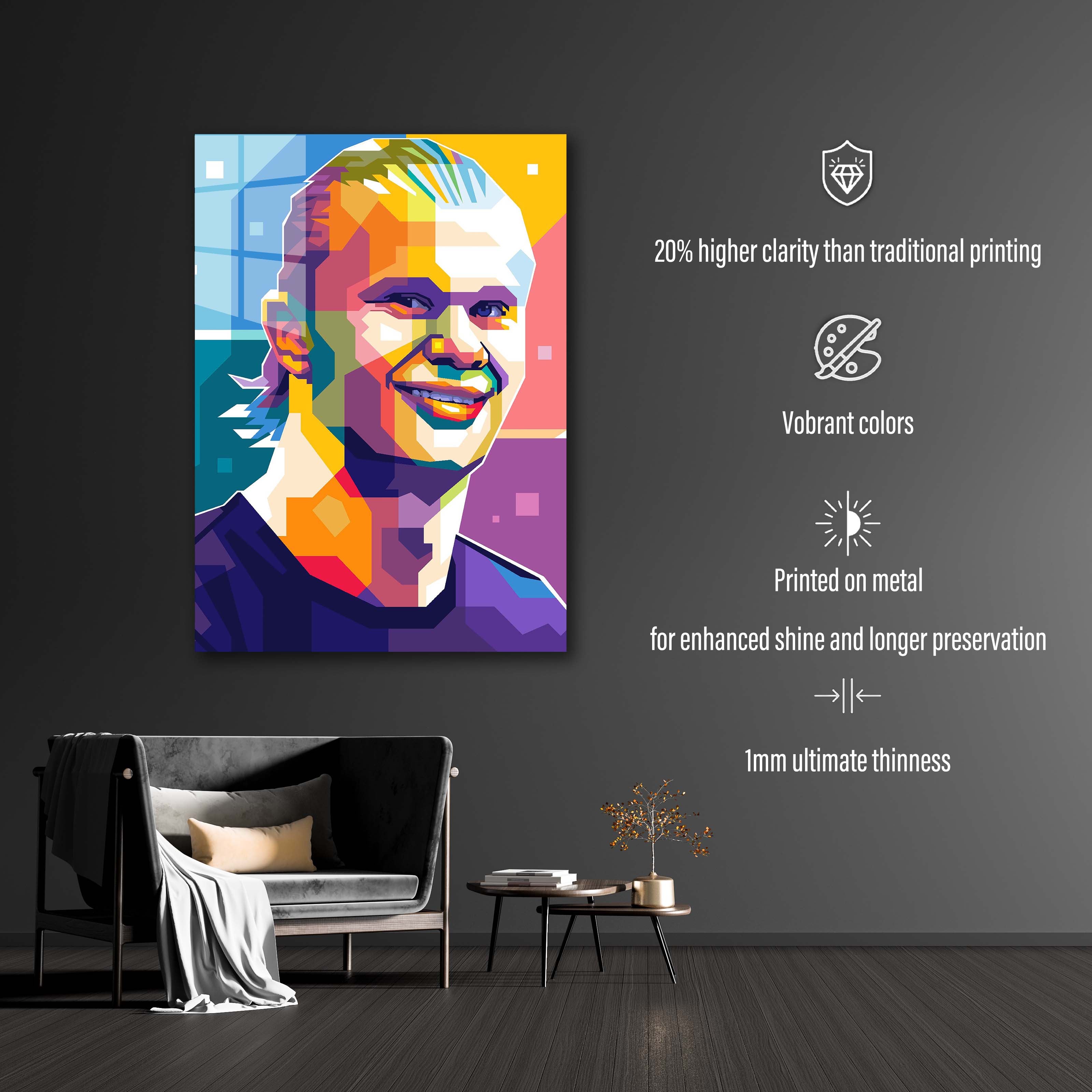 Erling Haaland popart