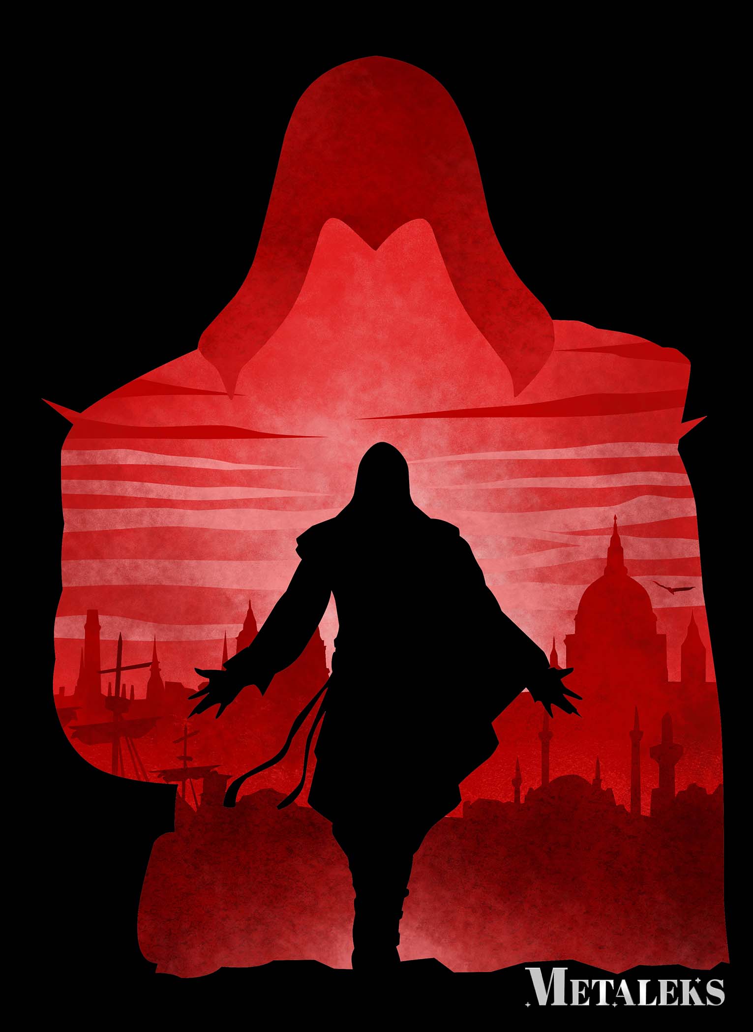 Ezio Auditore Silhouette