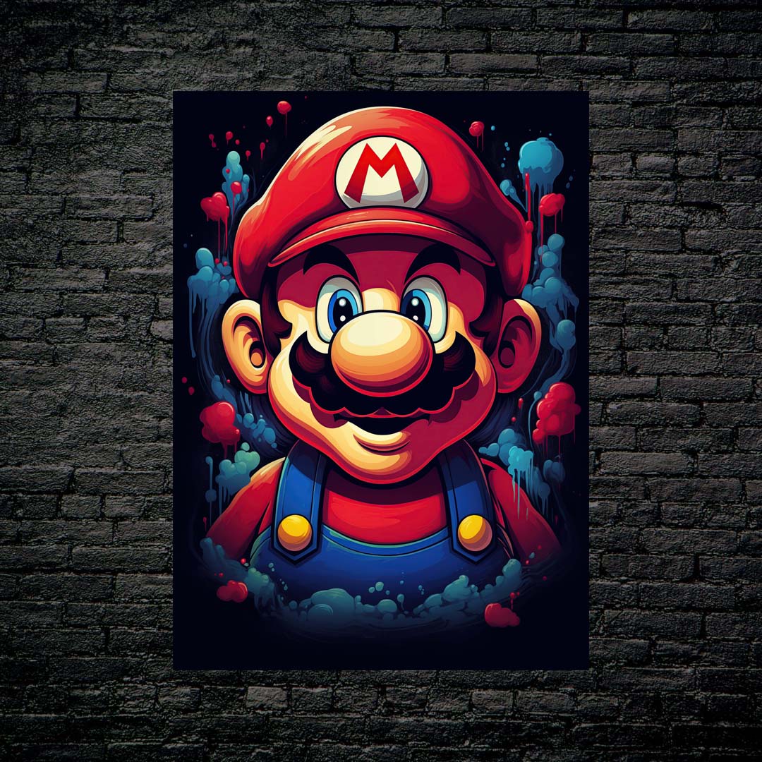 Face of Super Mario