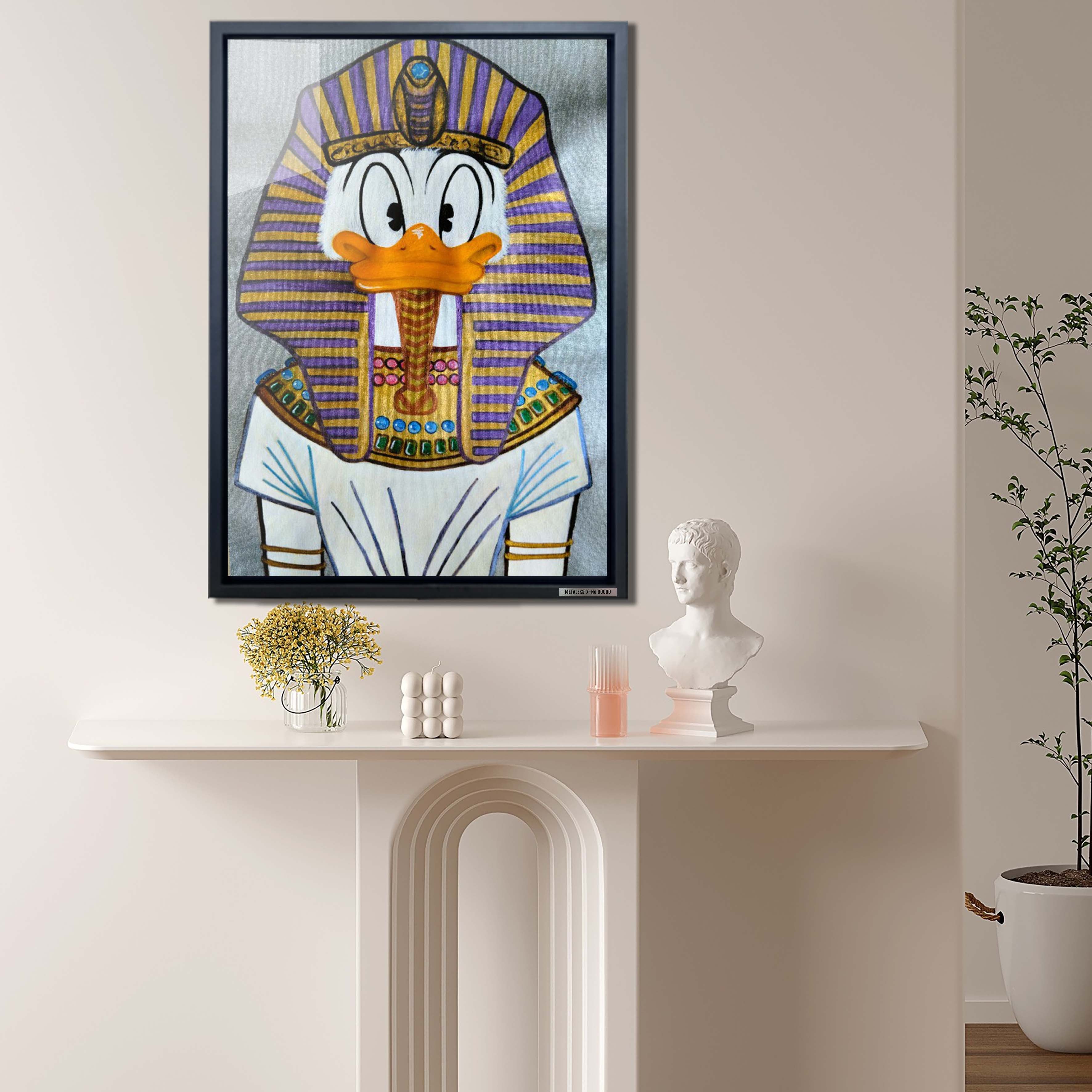 Faraone Akhenaton Donald Duck- ARTWORK BY katysart.artis