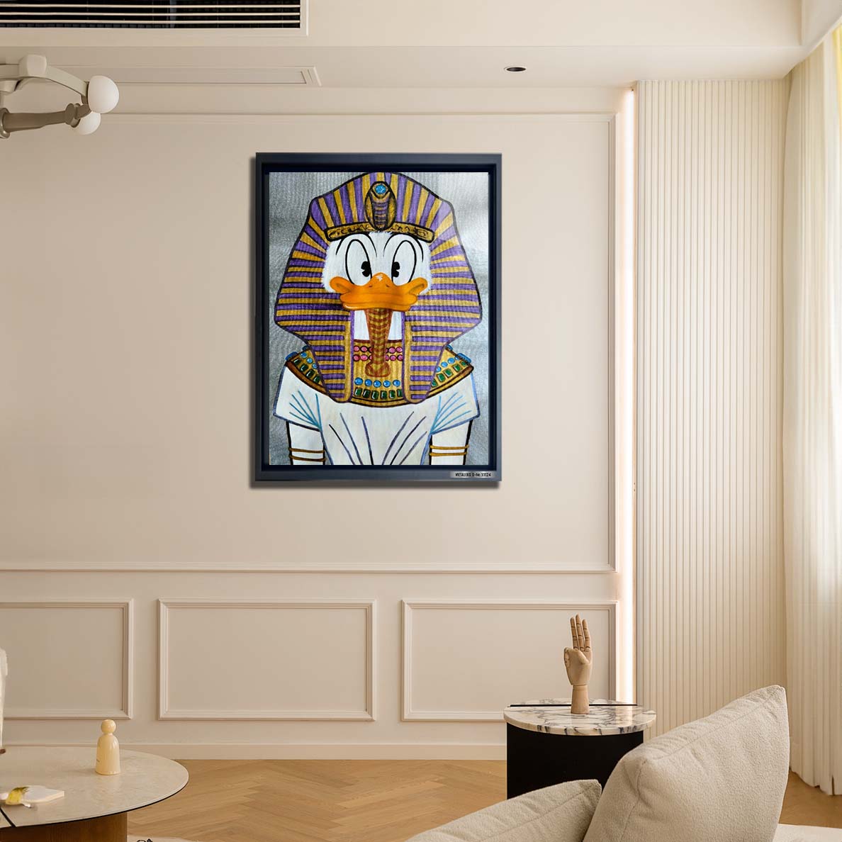 Faraone Akhenaton Donald Duck- ARTWORK BY katysart.artis