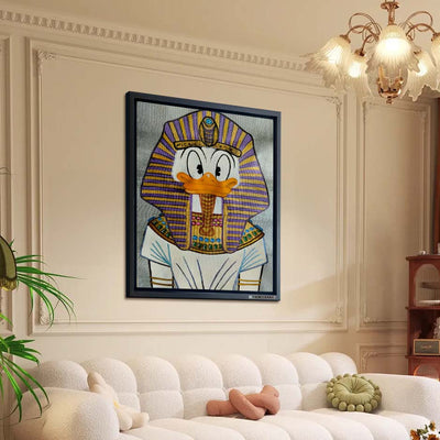 Faraone Akhenaton Donald Duck- ARTWORK BY katysart.artis