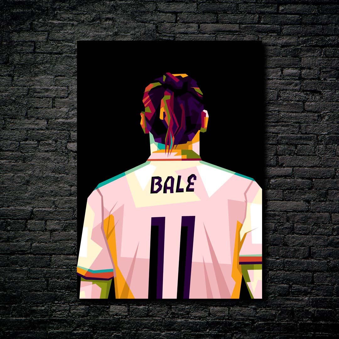 Gareth Bale in fantastic pop art