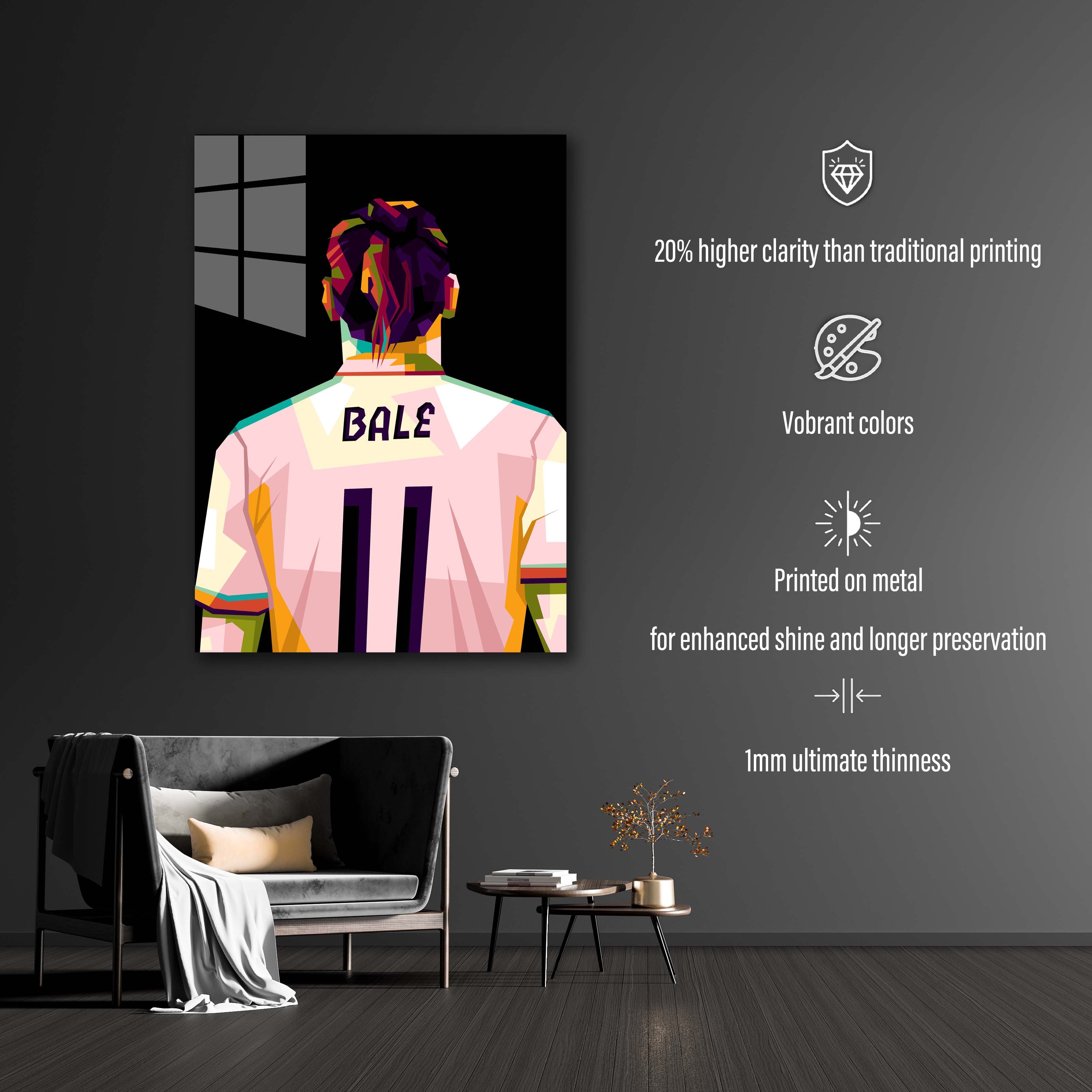 Gareth Bale in fantastic pop art