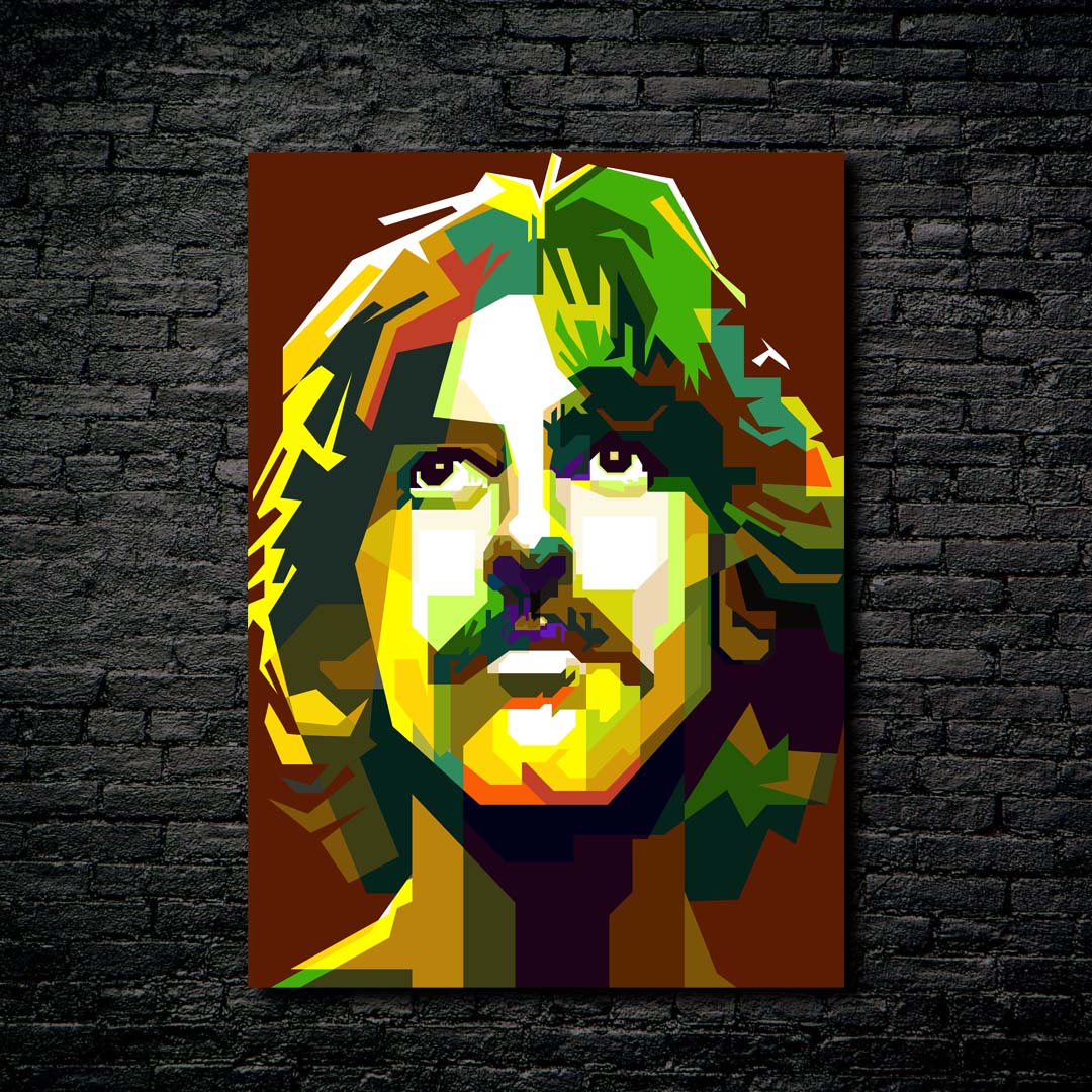 George Harrison The Beatles Pop Art WPAP