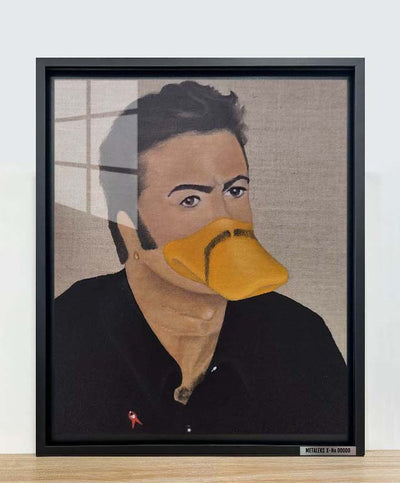 George Michael Donal Duck- OEUVRE D'ART PAR katysart.artis