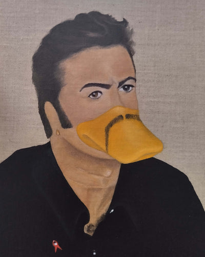 George Michael Donald Duck- KUNSTWERK VON katysart.artis