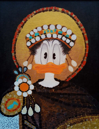Giustiniano Donald Duck- ŒUVRE D'ART PAR katysart.artis