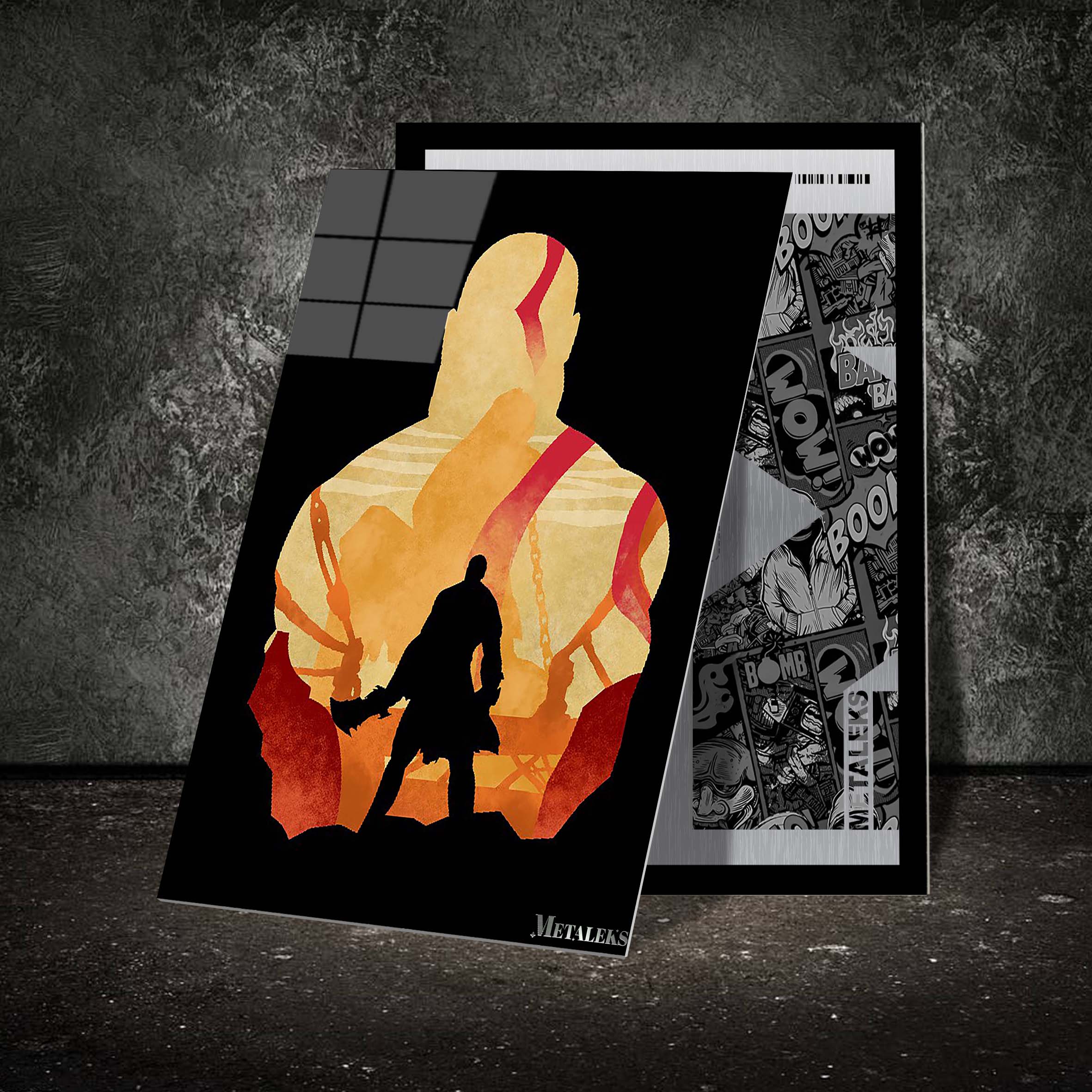 God of War Silhouette art