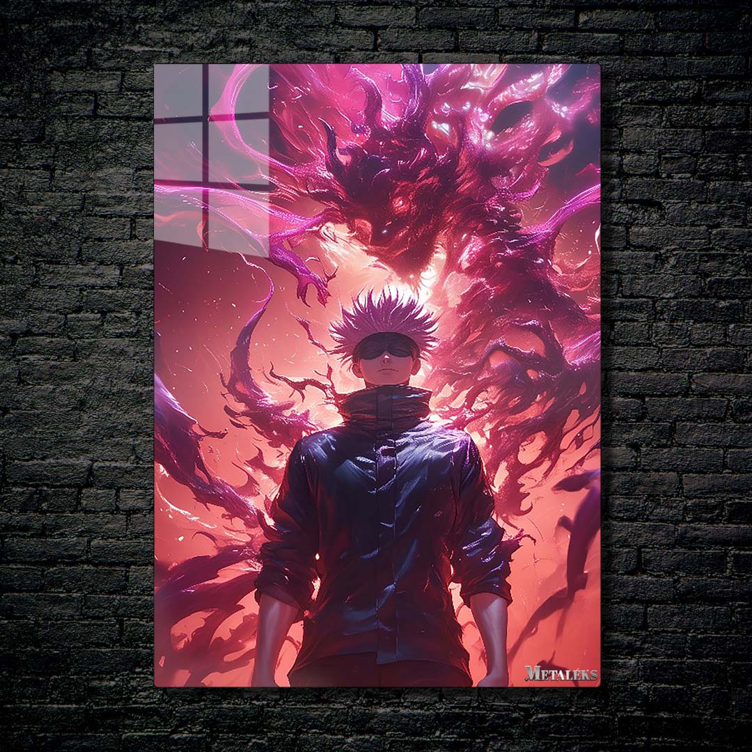 Gojo Satoru Red Jujutsu Kaisen