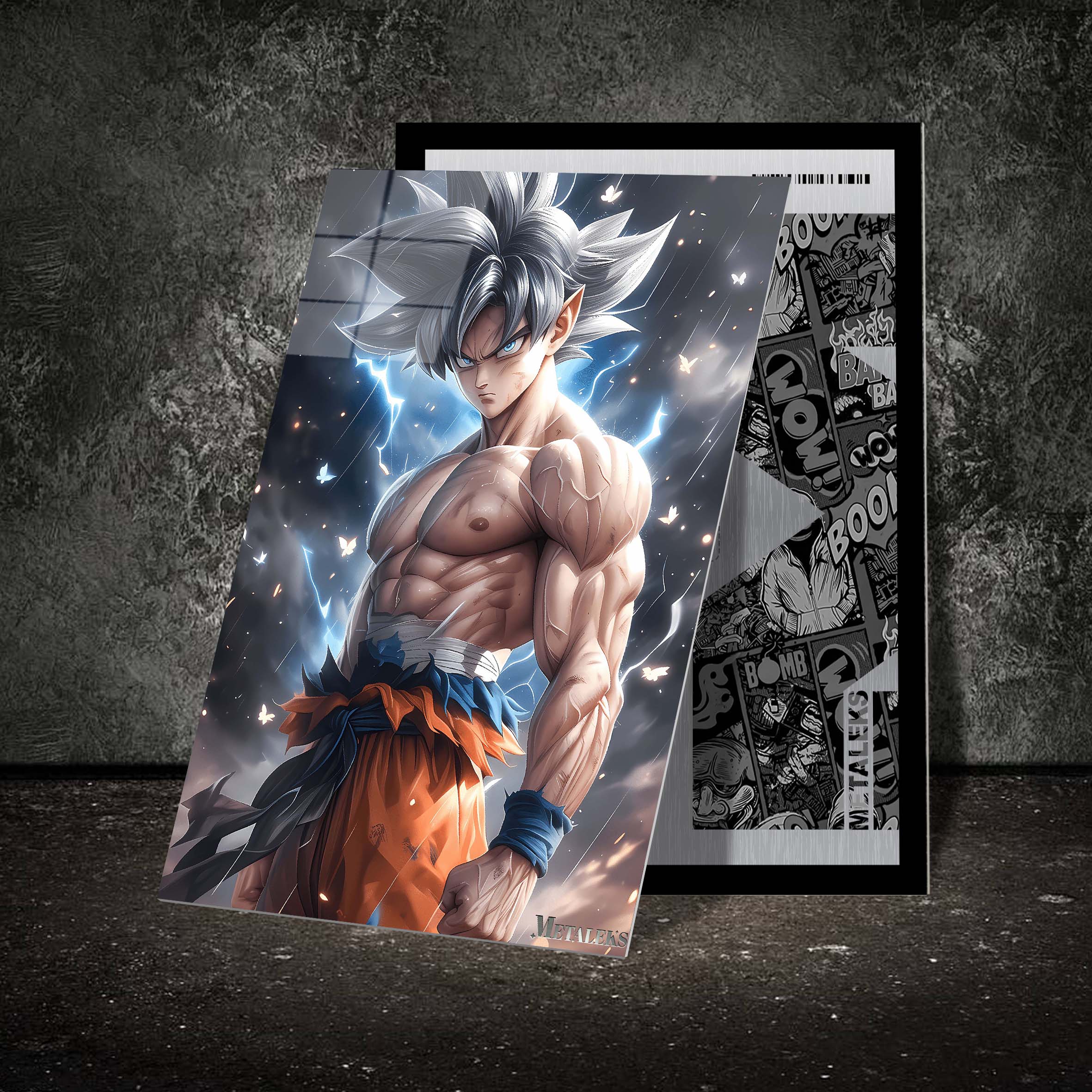 Goku ultra instinct portrait