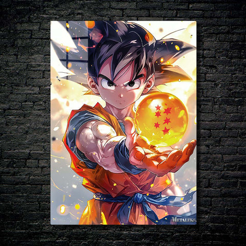 Goku with the dragon ball