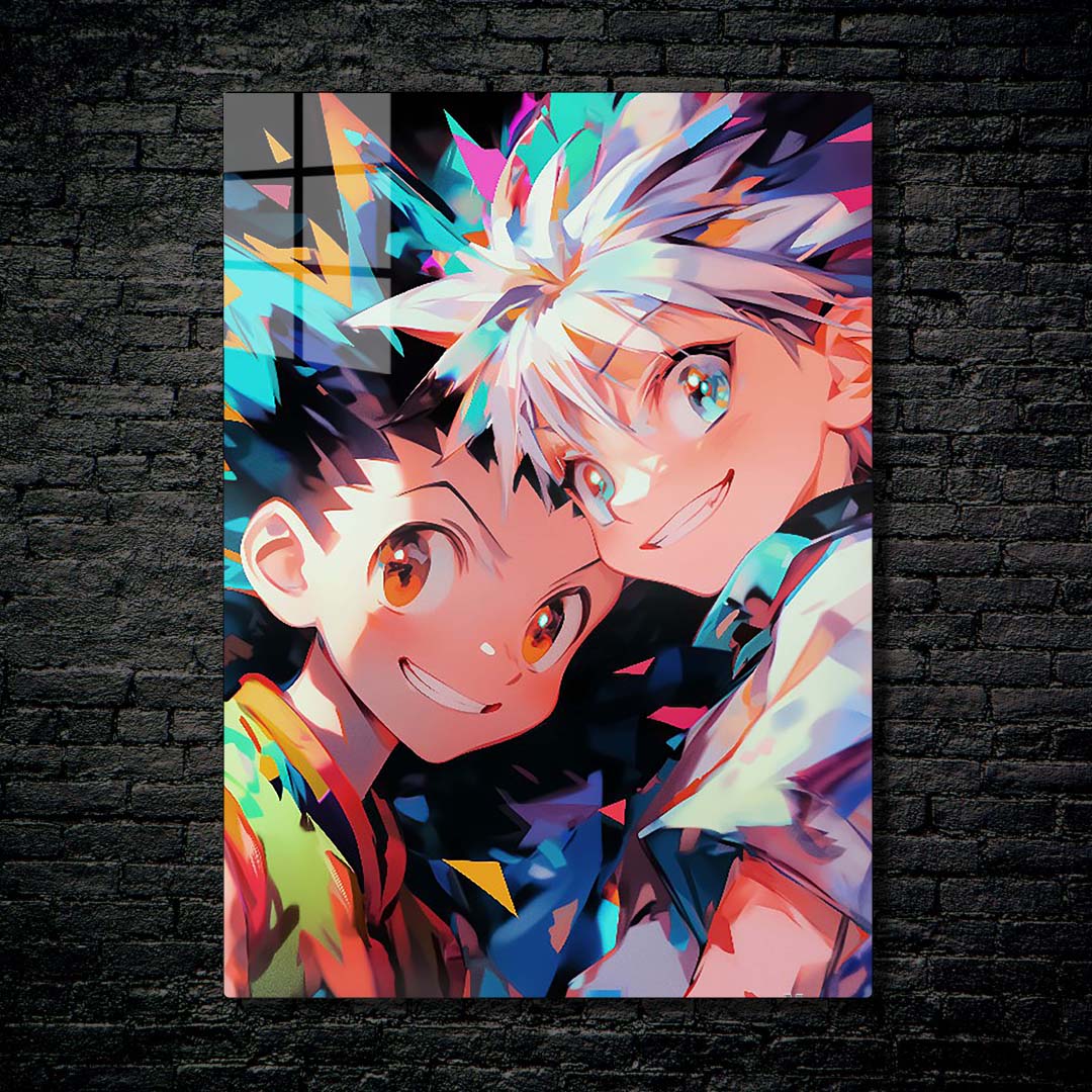 Gon And Killua Collor Paint | Anime Hunter x Hunter